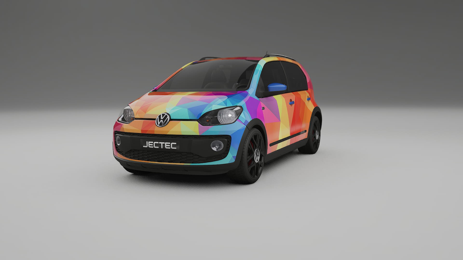 VW Cross Up VECTOR VIBE – Kit Wrap PPF Personalizado em Filme de Poliuretano Imprimível