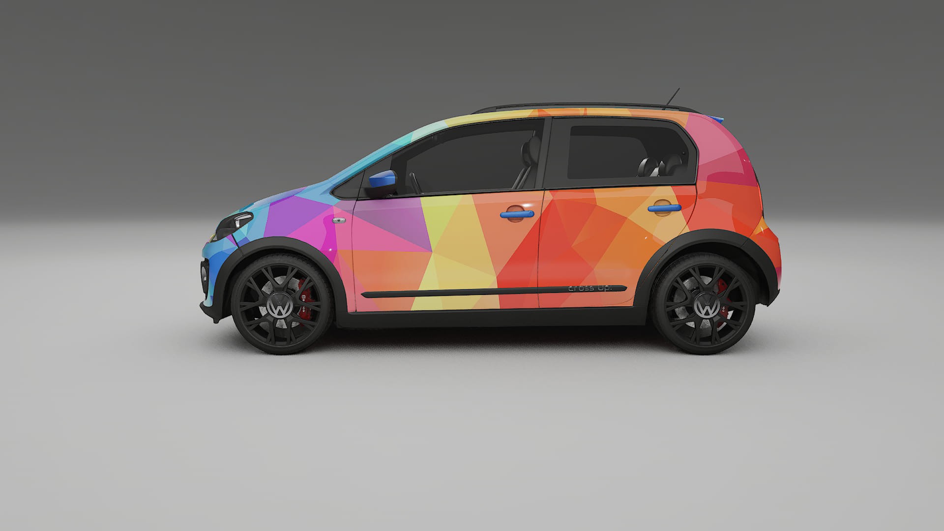 VW Cross Up VECTOR VIBE – Kit Wrap PPF Personalizado em Filme de Poliuretano Imprimível