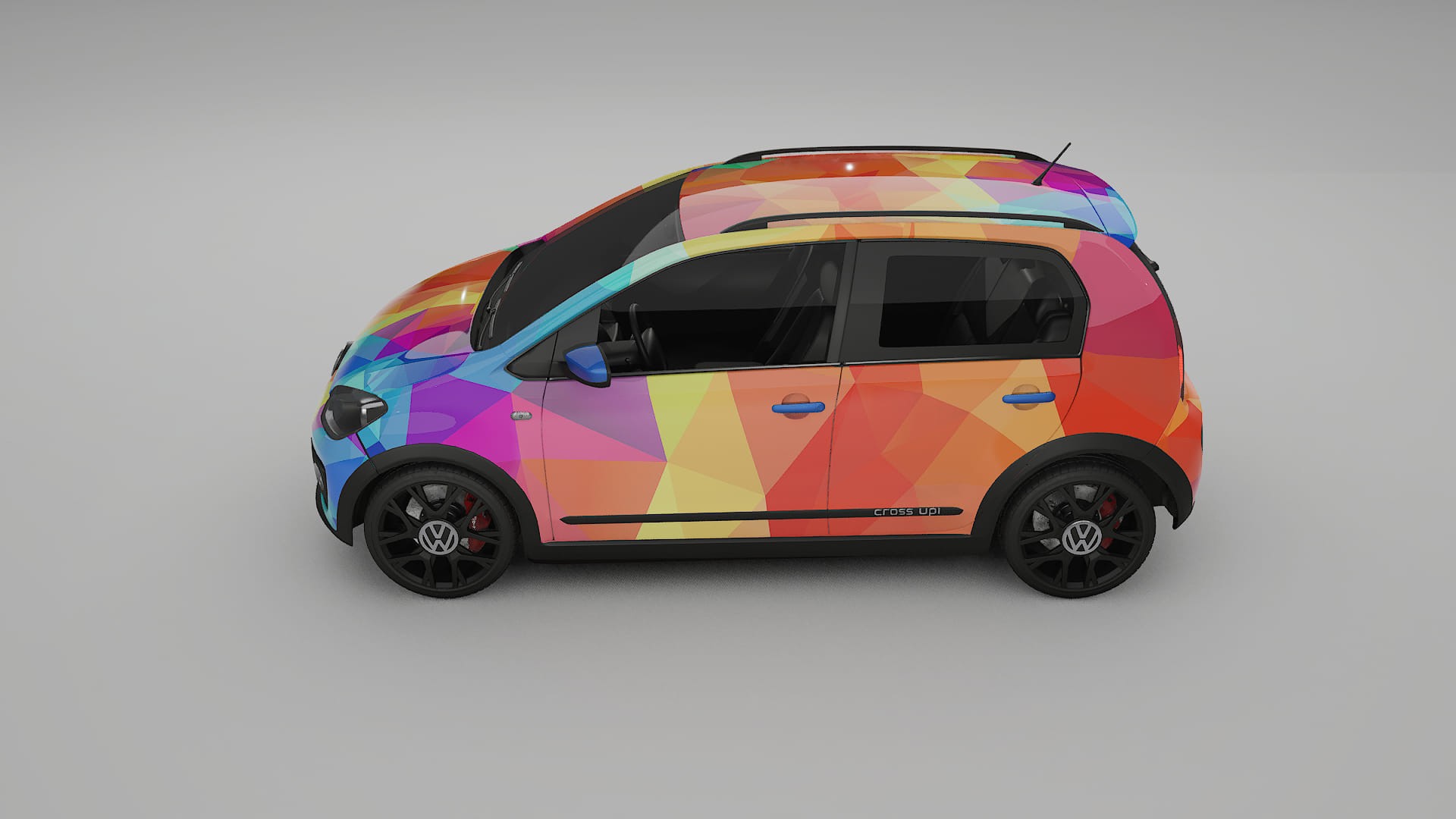 VW Cross Up VECTOR VIBE – Kit Wrap PPF Personalizado em Filme de Poliuretano Imprimível