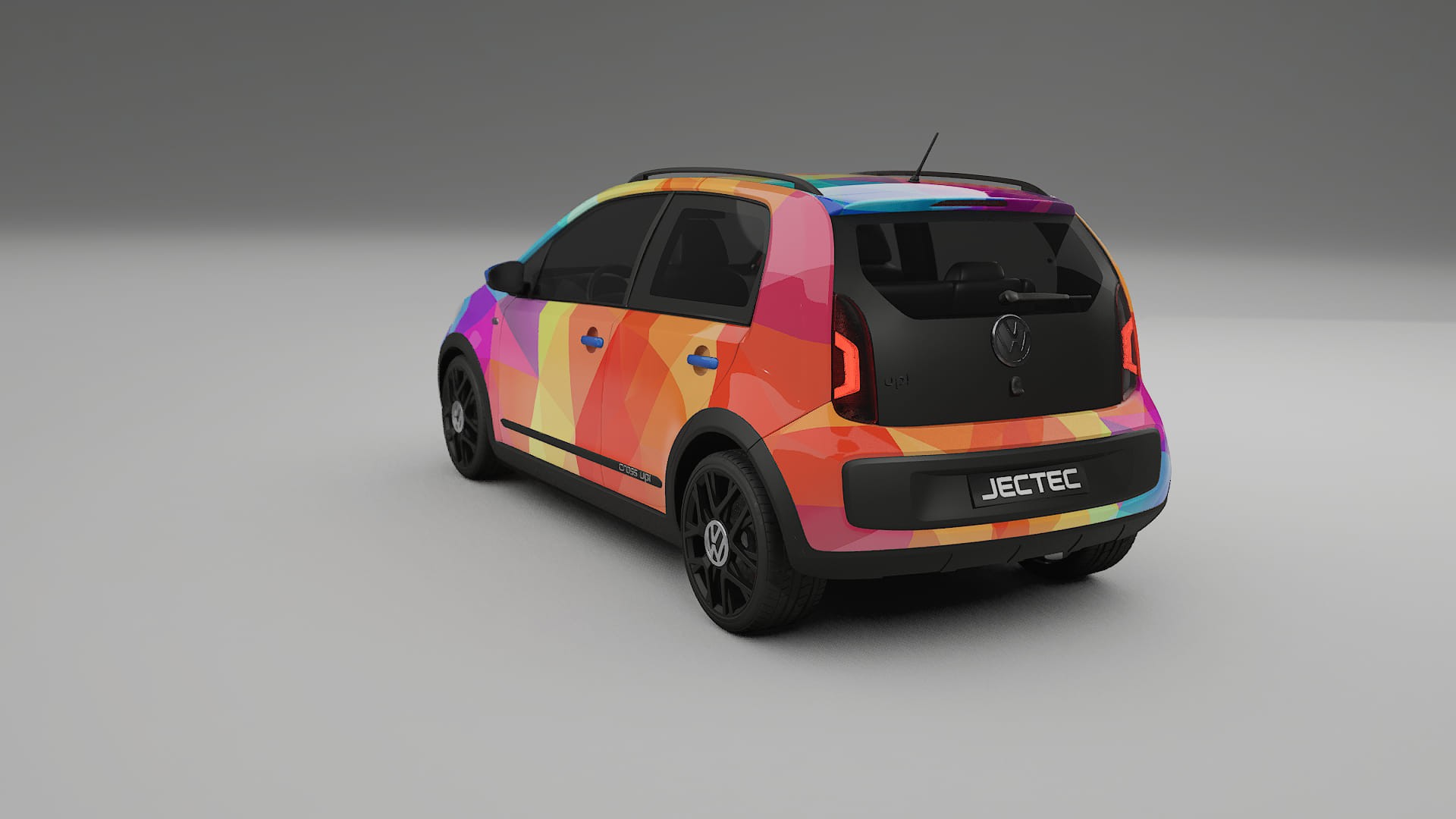 VW Cross Up VECTOR VIBE – Kit Wrap PPF Personalizado em Filme de Poliuretano Imprimível
