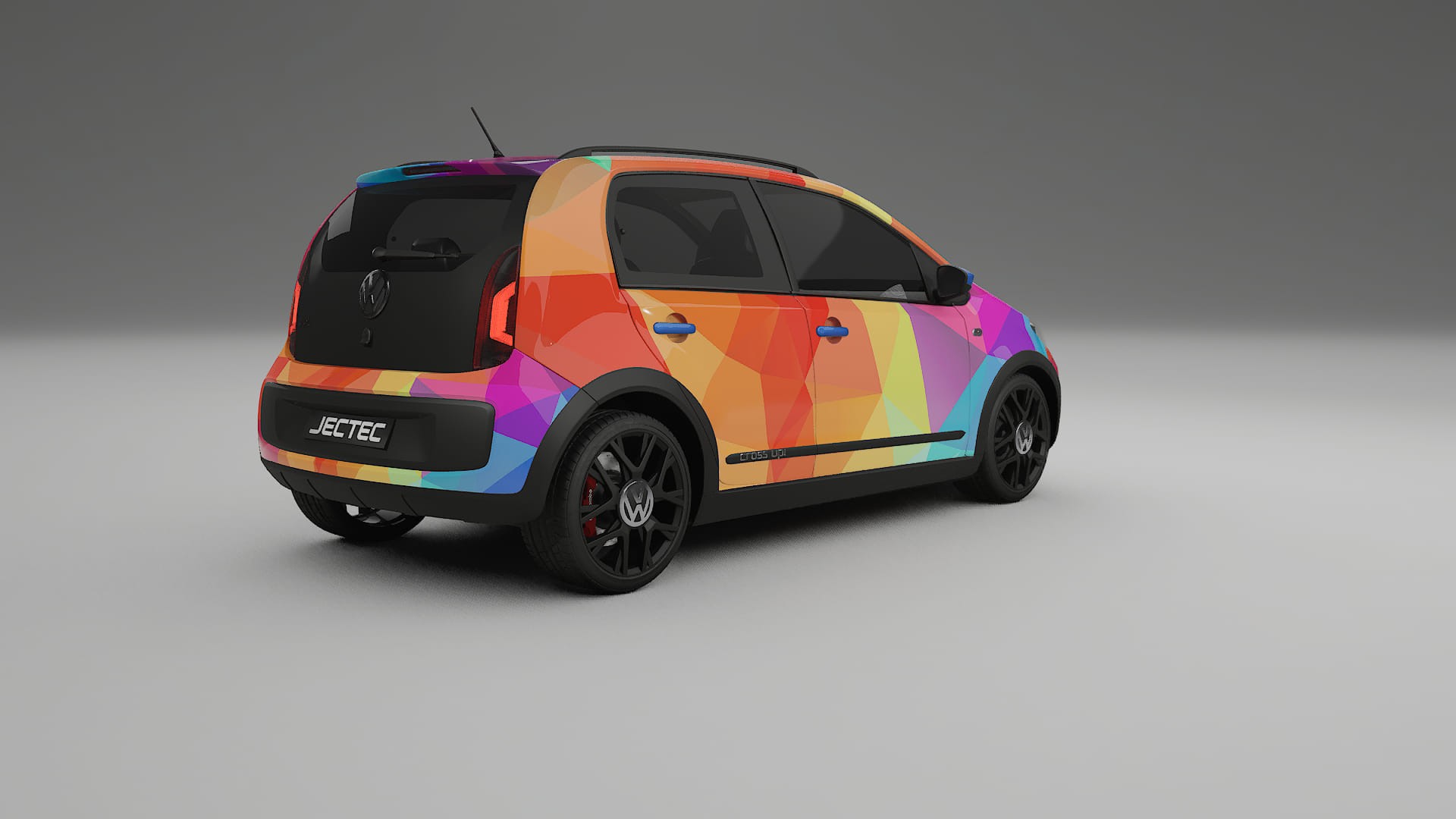 VW Cross Up VECTOR VIBE – Kit Wrap PPF Personalizado em Filme de Poliuretano Imprimível