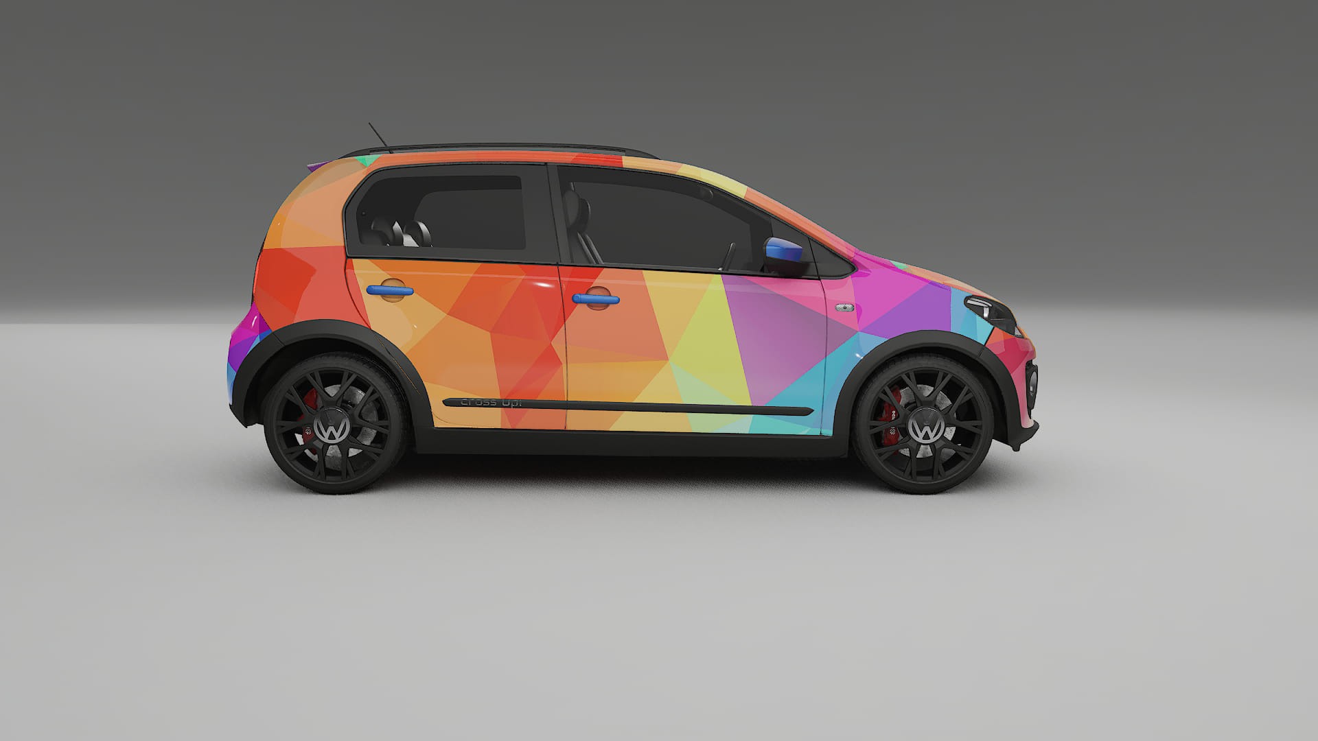 VW Cross Up VECTOR VIBE – Kit Wrap PPF Personalizado em Filme de Poliuretano Imprimível