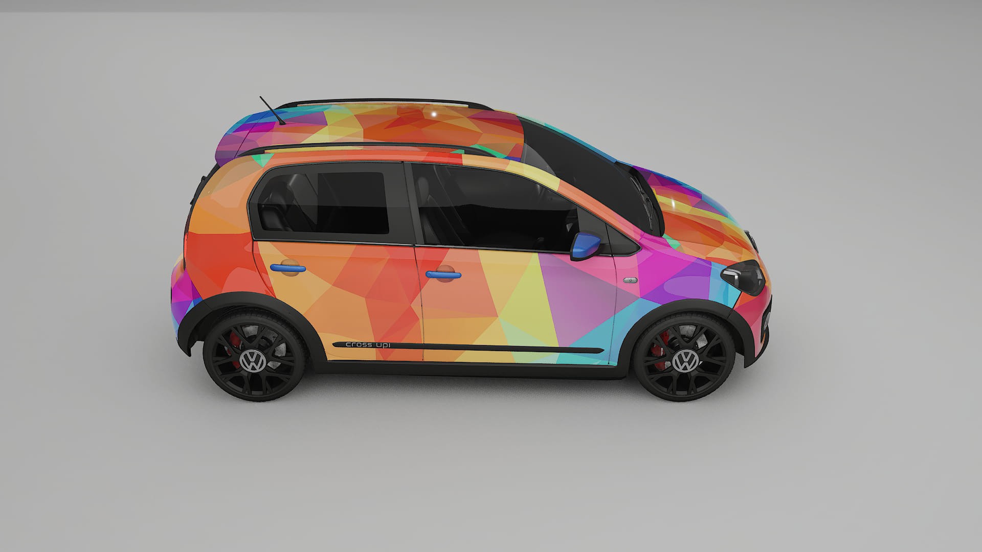 VW Cross Up VECTOR VIBE – Kit Wrap PPF Personalizado em Filme de Poliuretano Imprimível