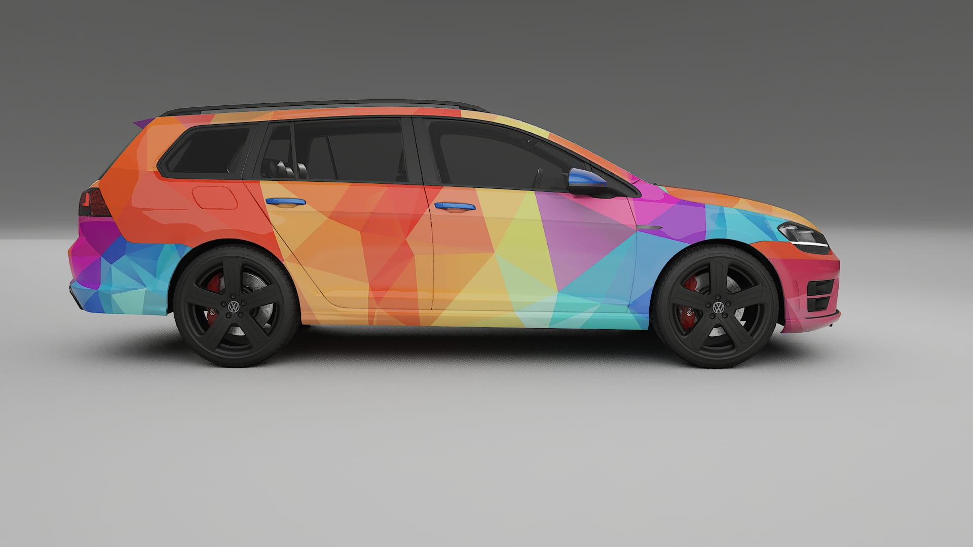VW Golf Variant Mk7 VECTOR VIBE – Kit Wrap PPF Personalizado em Filme de Poliuretano Imprimível