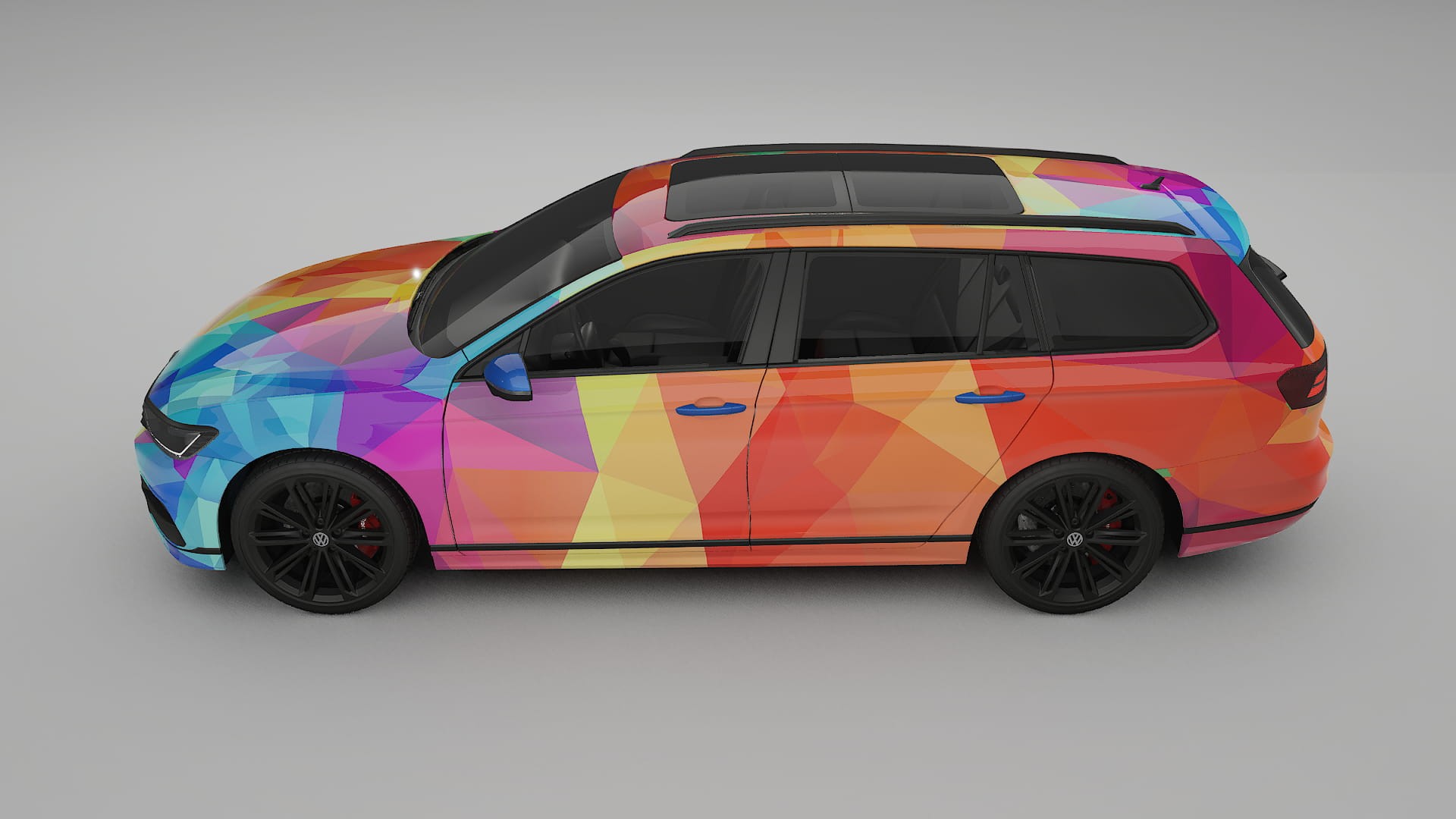 VW Passat VariantR B8 VECTOR VIBE – Kit Wrap PPF Personalizado em Filme de Poliuretano Imprimível
