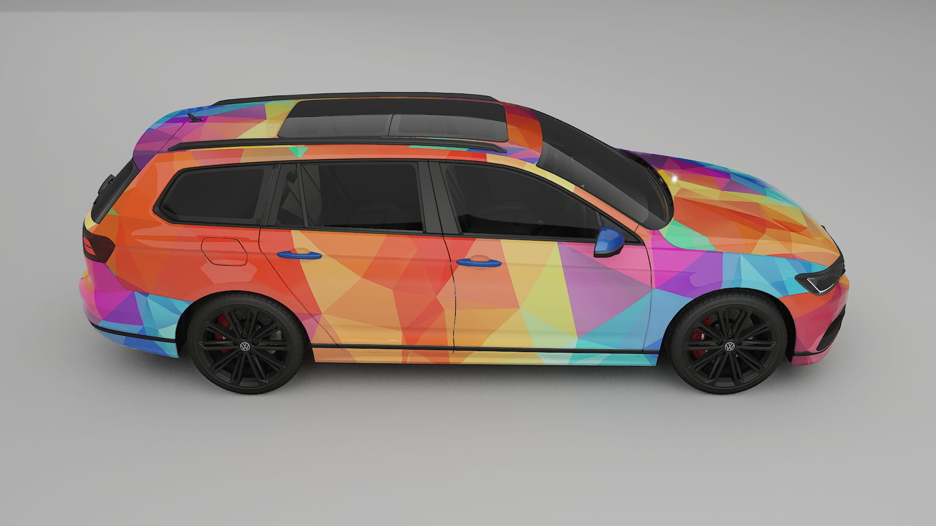 VW Passat VariantR B8 VECTOR VIBE – Kit Wrap PPF Personalizado em Filme de Poliuretano Imprimível