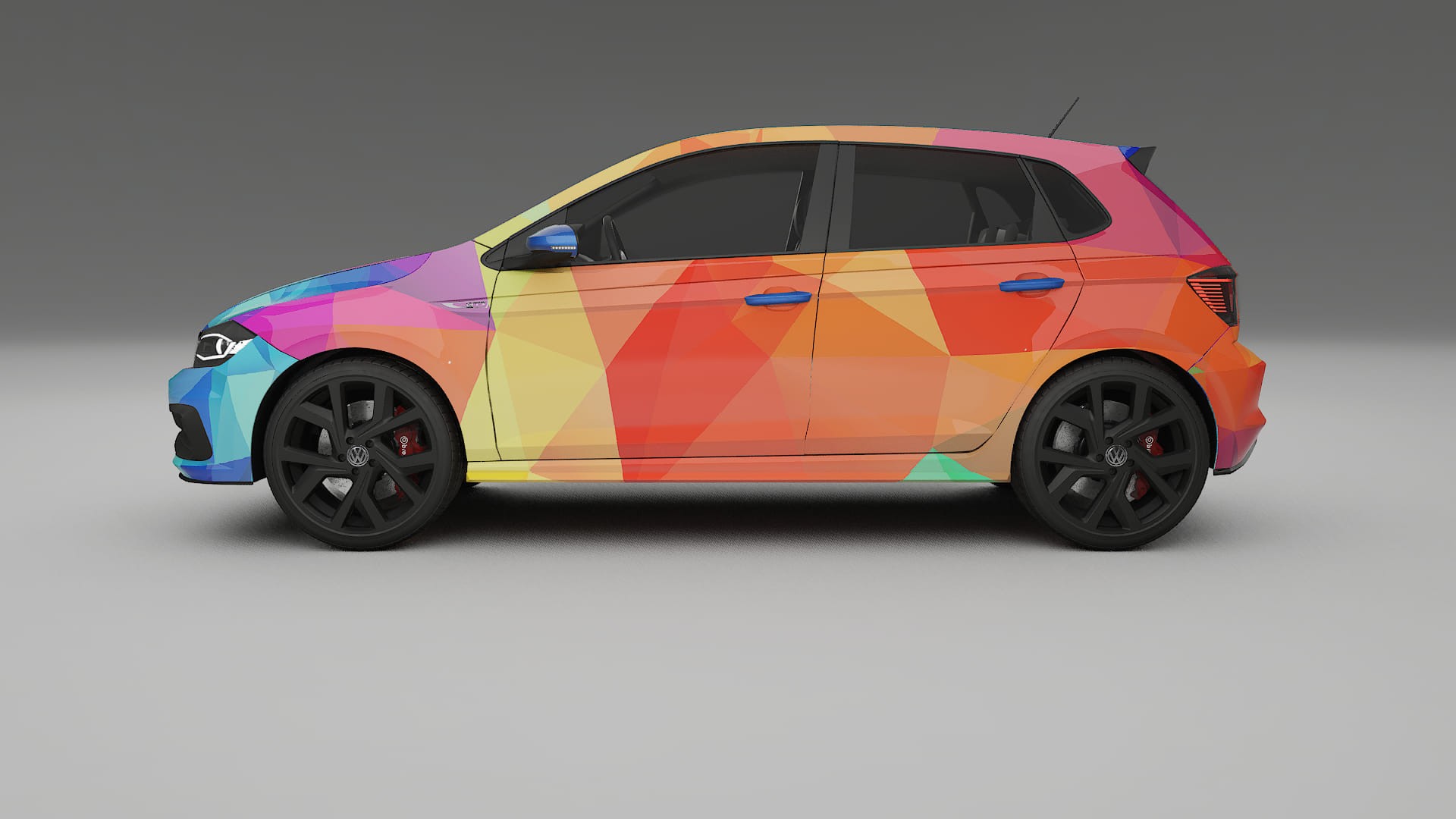 VW Polo GTI VI VECTOR VIBE – Kit Wrap PPF Personalizado em Filme de Poliuretano Imprimível