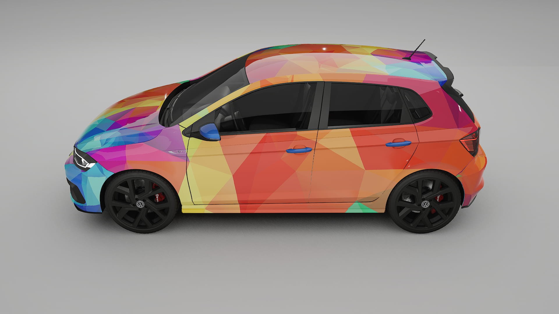 VW Polo GTI VI VECTOR VIBE – Kit Wrap PPF Personalizado em Filme de Poliuretano Imprimível