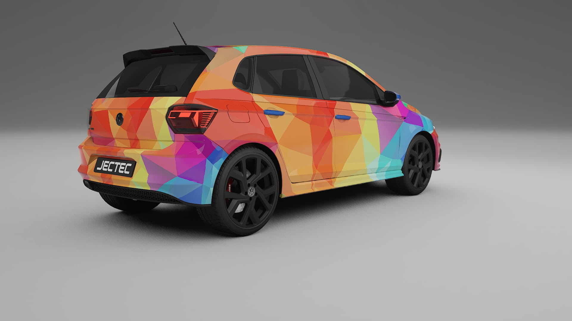 VW Polo GTI VI VECTOR VIBE – Kit Wrap PPF Personalizado em Filme de Poliuretano Imprimível