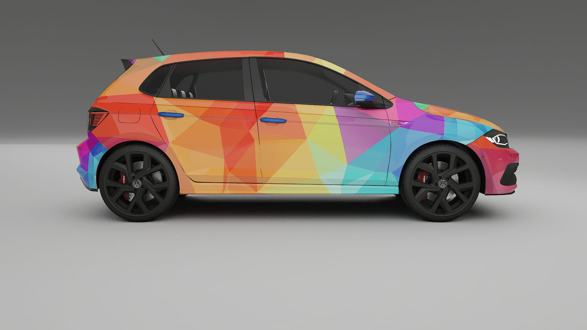 VW Polo GTI VI VECTOR VIBE – Kit Wrap PPF Personalizado em Filme de Poliuretano Imprimível