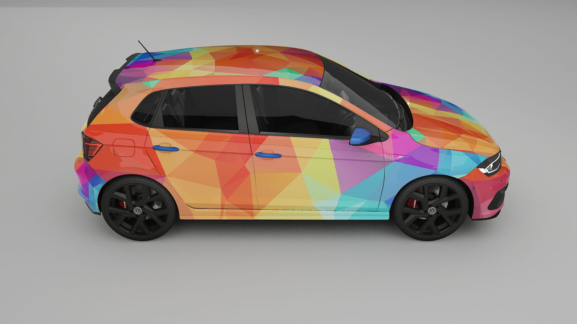 VW Polo GTI VI VECTOR VIBE – Kit Wrap PPF Personalizado em Filme de Poliuretano Imprimível