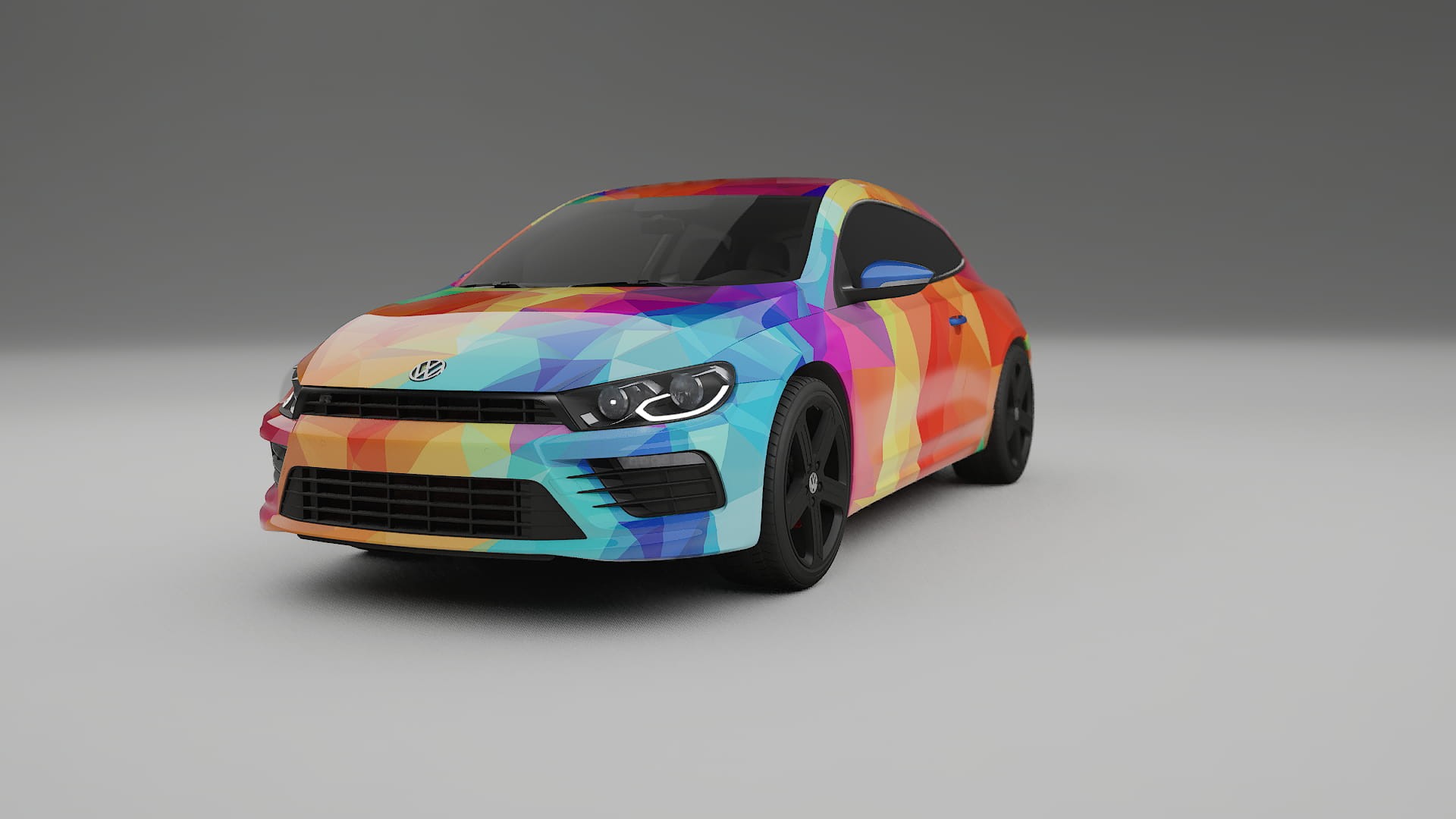 VW Scirocco R III VECTOR VIBE – Kit Wrap PPF Personalizado em Filme de Poliuretano Imprimível
