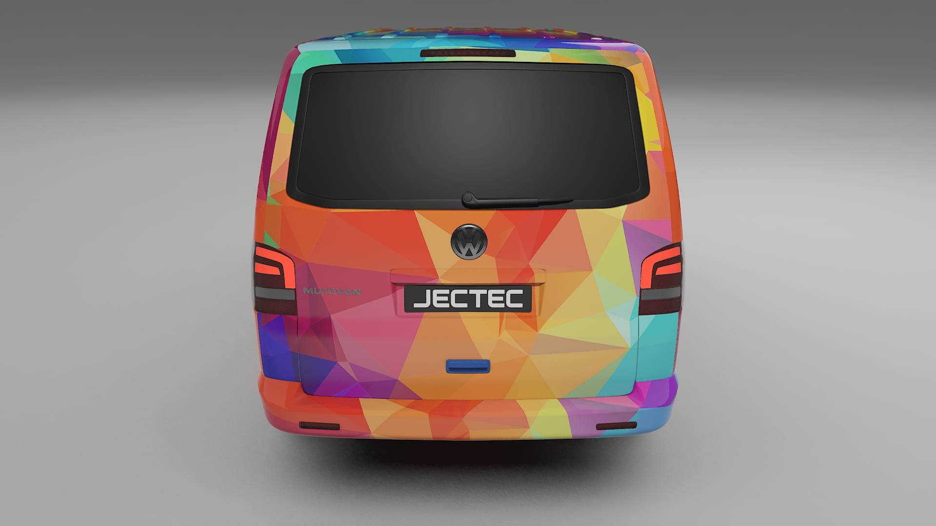 VW Transporter T5 Caravelle VECTOR VIBE – Kit Wrap PPF Personalizado em Filme de Poliuretano Imprimível