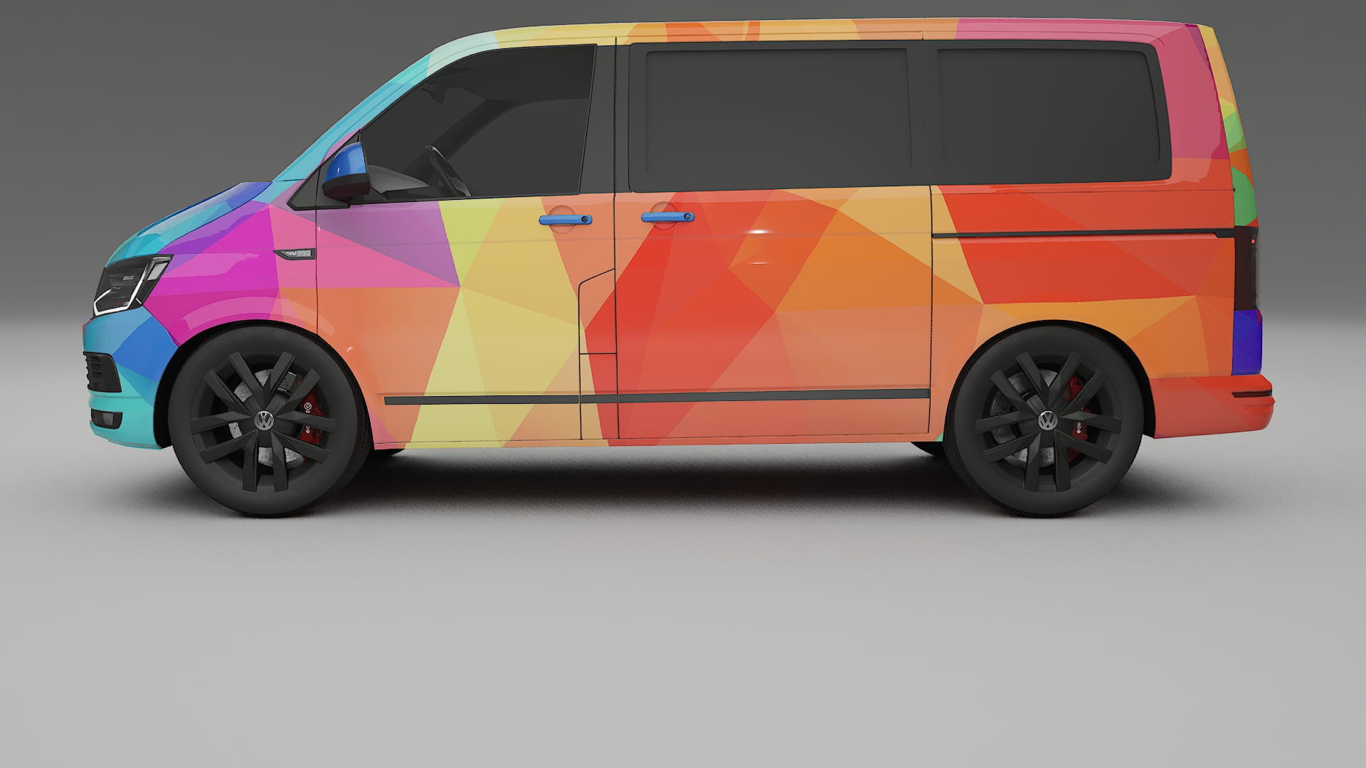 VW Transporter T6 Multivan VECTOR VIBE – Kit Wrap PPF Personalizado em Filme de Poliuretano Imprimível