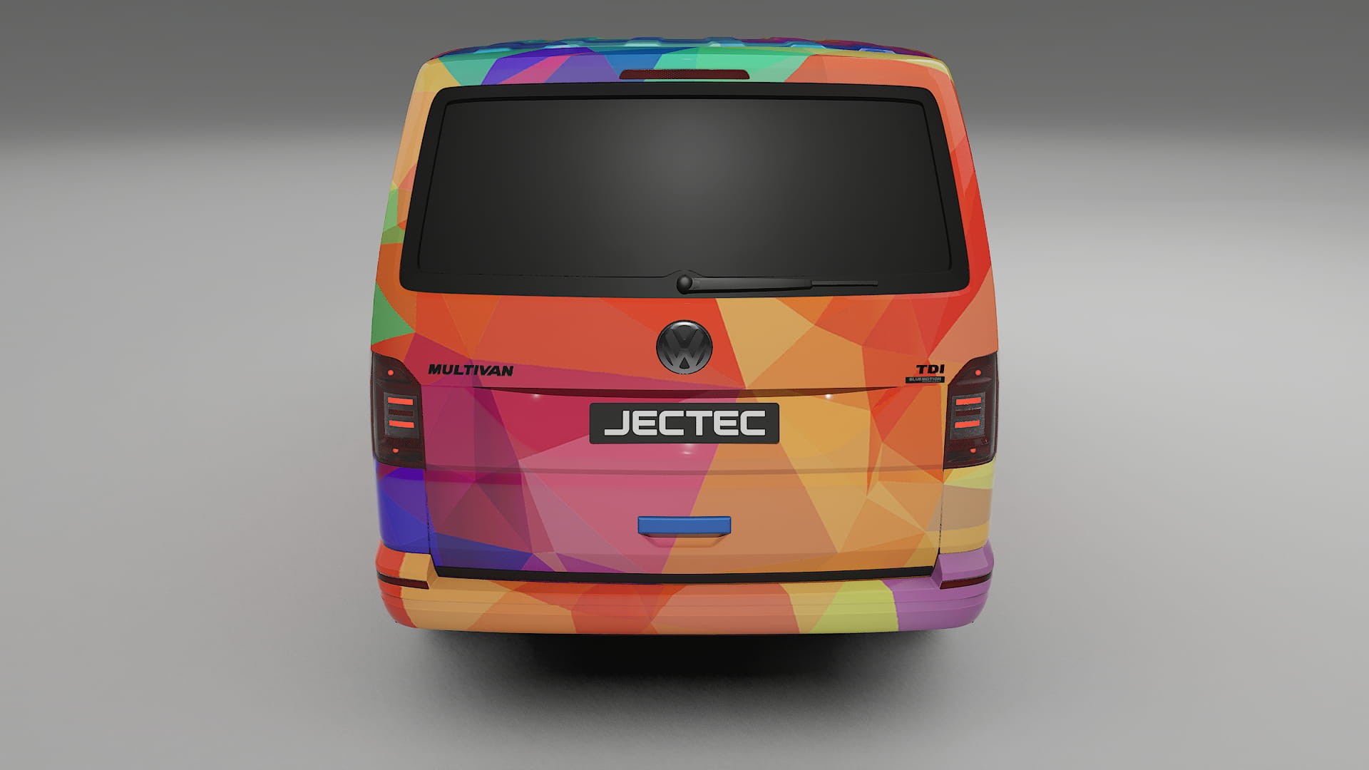 VW Transporter T6 Multivan VECTOR VIBE – Kit Wrap PPF Personalizado em Filme de Poliuretano Imprimível