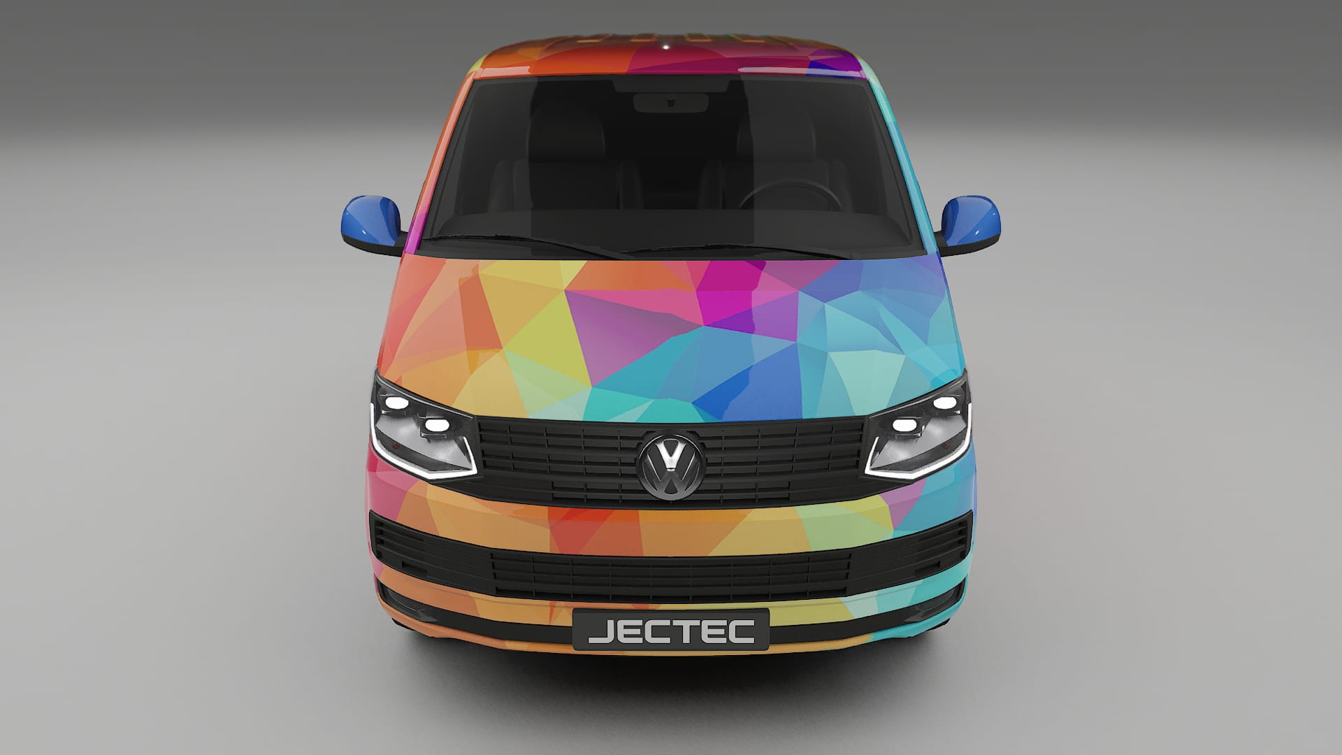 VW Transporter T6 Multivan VECTOR VIBE – Kit Wrap PPF Personalizado em Filme de Poliuretano Imprimível