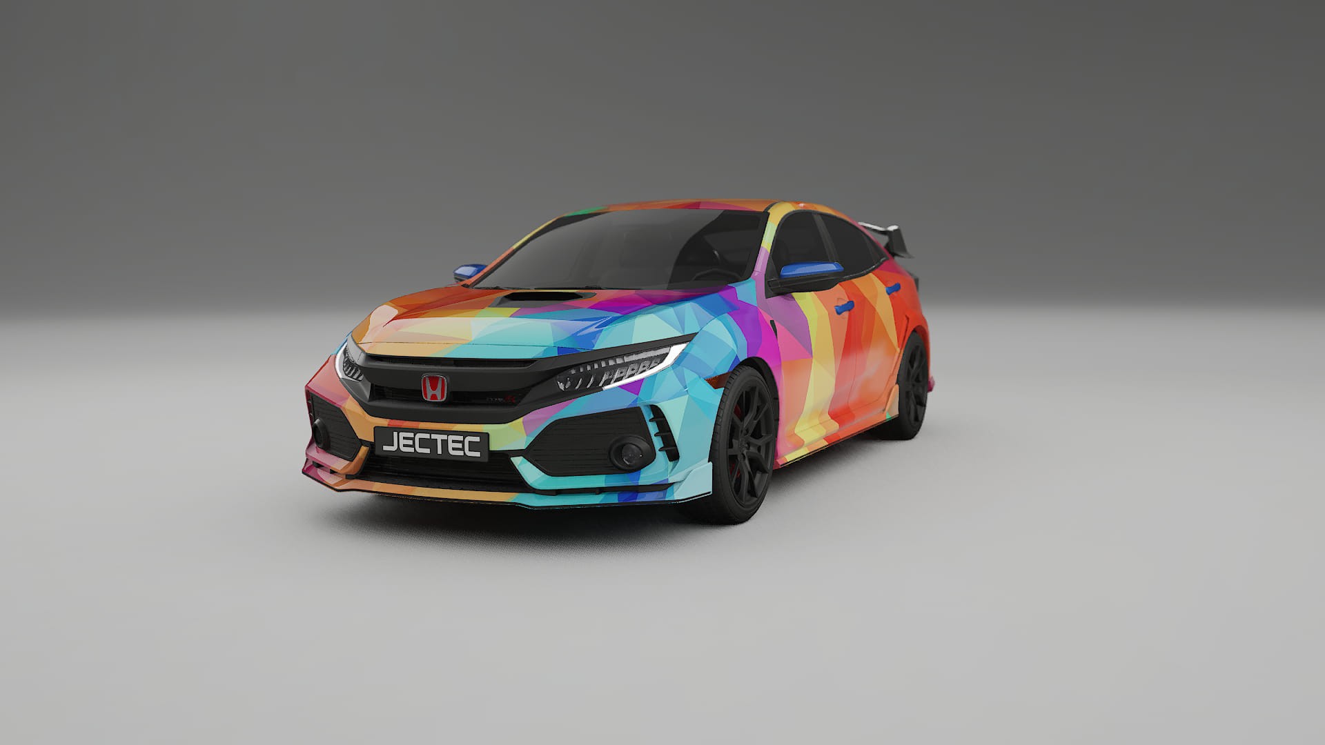 Honda Civic Type-R VECTOR VIBE – Kit Wrap PPF Personalizado em Filme de Poliuretano Imprimível