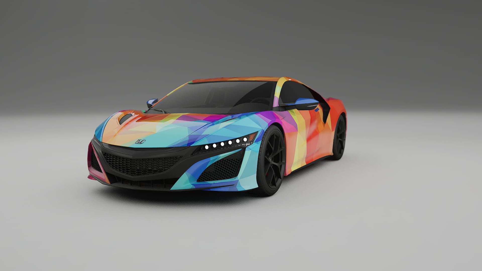 Honda NSX prefacelift pre-LCI VECTOR VIBE – Kit Wrap PPF Personalizado em Filme de Poliuretano Imprimível