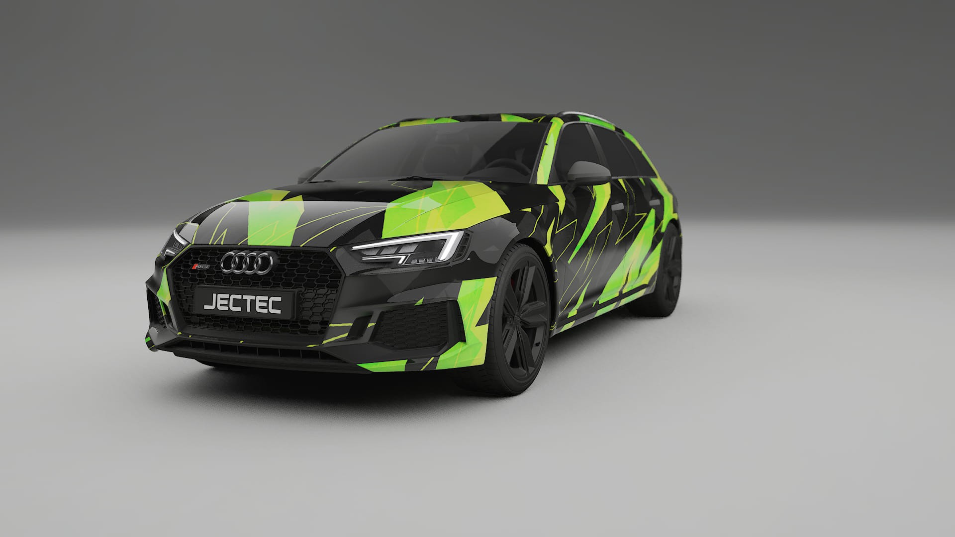 Audi RS4 Avant B9 prefacelift pre-LCI NINJA TURTLES – Kit Wrap PPF Personalizado em Filme de Poliuretano Imprimível