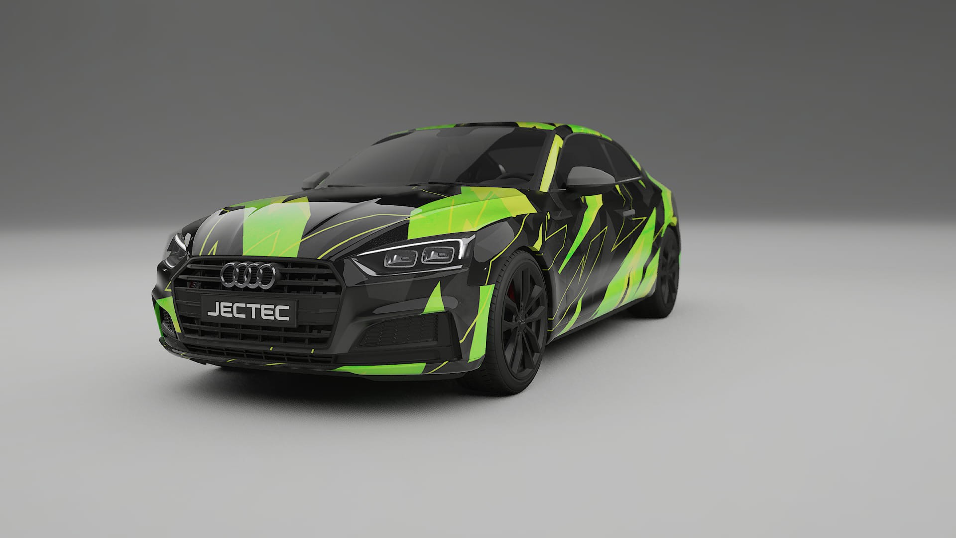 Audi S5 B9 prefacelift pre-LCI NINJA TURTLES – Kit Wrap PPF Personalizado em Filme de Poliuretano Imprimível