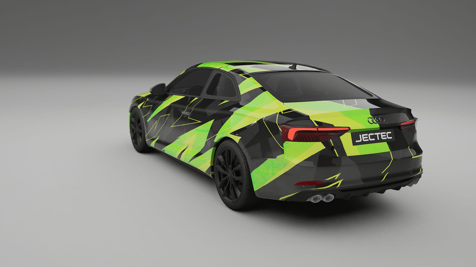 Audi S5 B9 prefacelift pre-LCI NINJA TURTLES – Kit Wrap PPF Personalizado em Filme de Poliuretano Imprimível