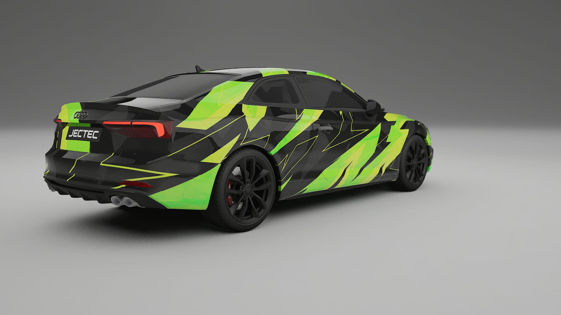Audi S5 B9 prefacelift pre-LCI NINJA TURTLES – Kit Wrap PPF Personalizado em Filme de Poliuretano Imprimível