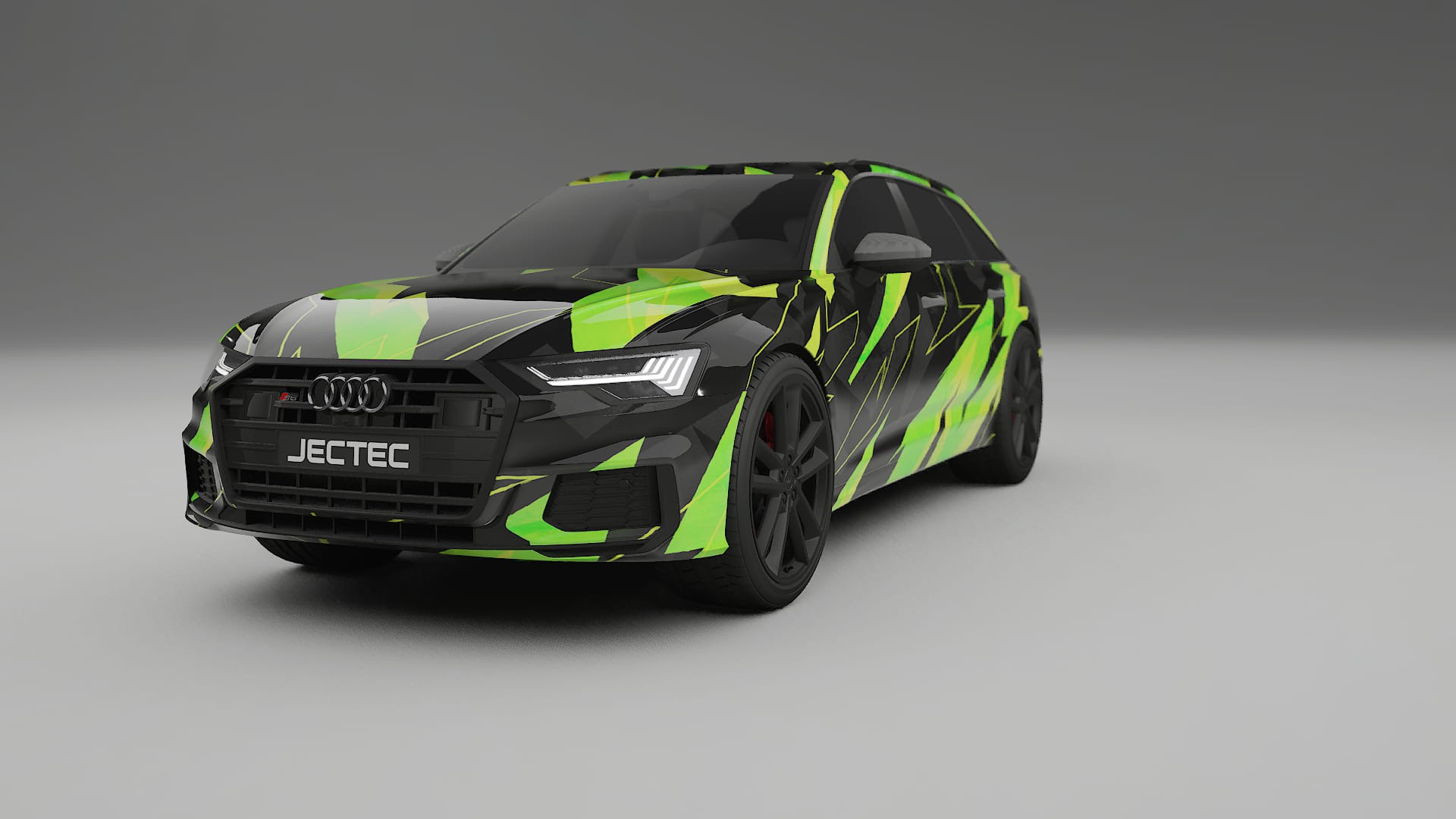 Audi S6 Avant prefacelift pre-LCI C8 NINJA TURTLES – Kit Wrap PPF Personalizado em Filme de Poliuretano Imprimível