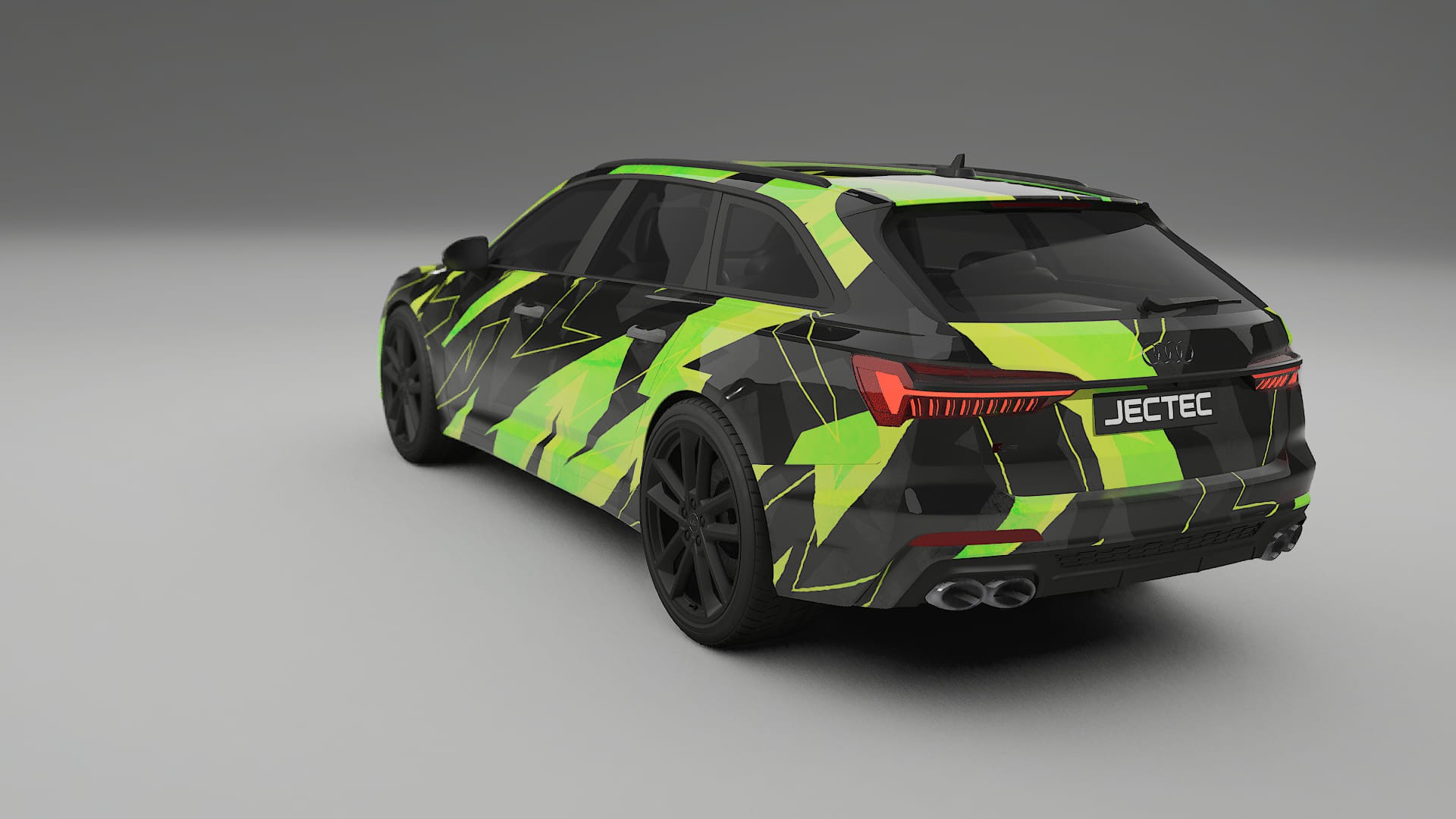 Audi S6 Avant prefacelift pre-LCI C8 NINJA TURTLES – Kit Wrap PPF Personalizado em Filme de Poliuretano Imprimível