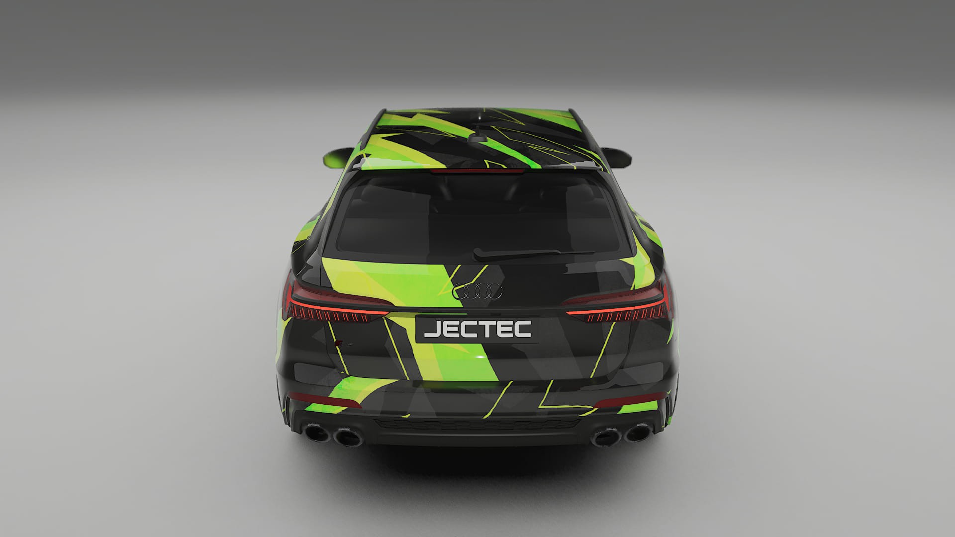 Audi S6 Avant prefacelift pre-LCI C8 NINJA TURTLES – Kit Wrap PPF Personalizado em Filme de Poliuretano Imprimível