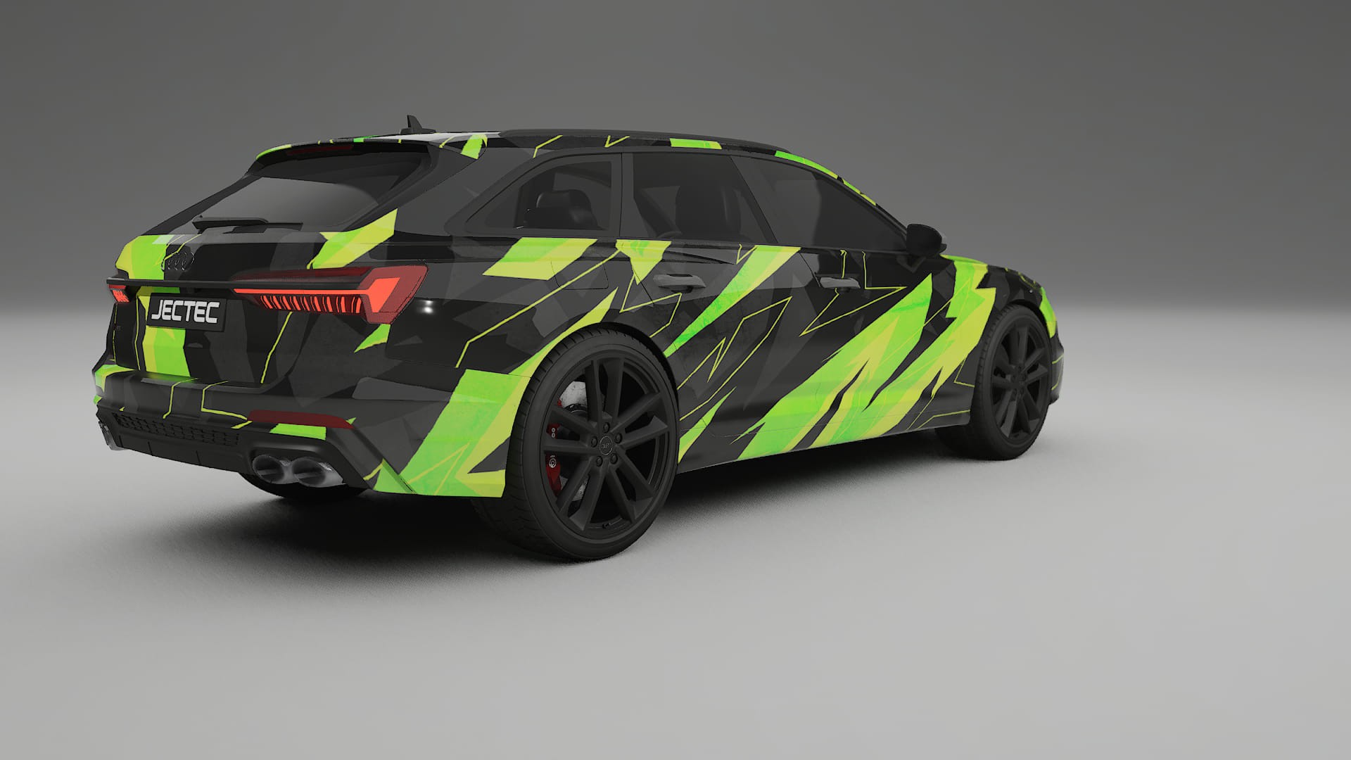 Audi S6 Avant prefacelift pre-LCI C8 NINJA TURTLES – Kit Wrap PPF Personalizado em Filme de Poliuretano Imprimível