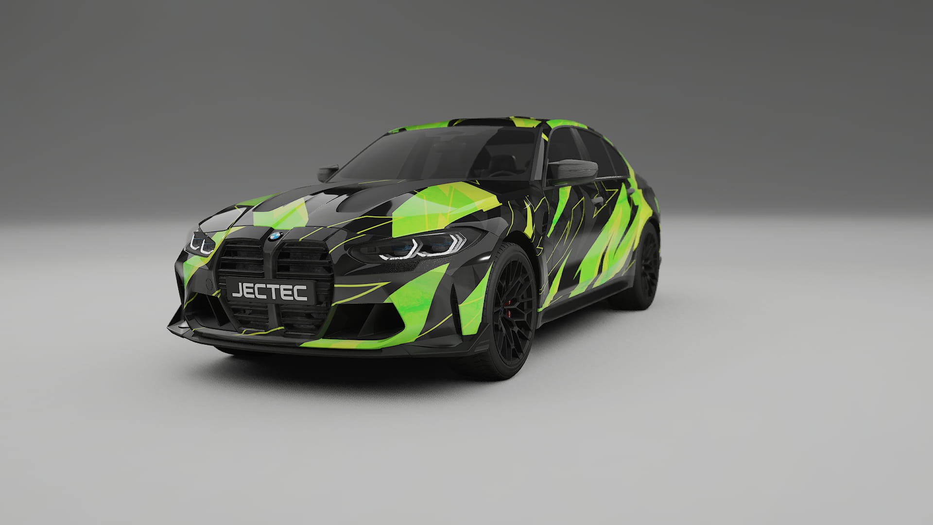 BMW M3 G80 Competition CS NINJA TURTLES – Kit Wrap PPF Personalizado em Filme de Poliuretano Imprimível