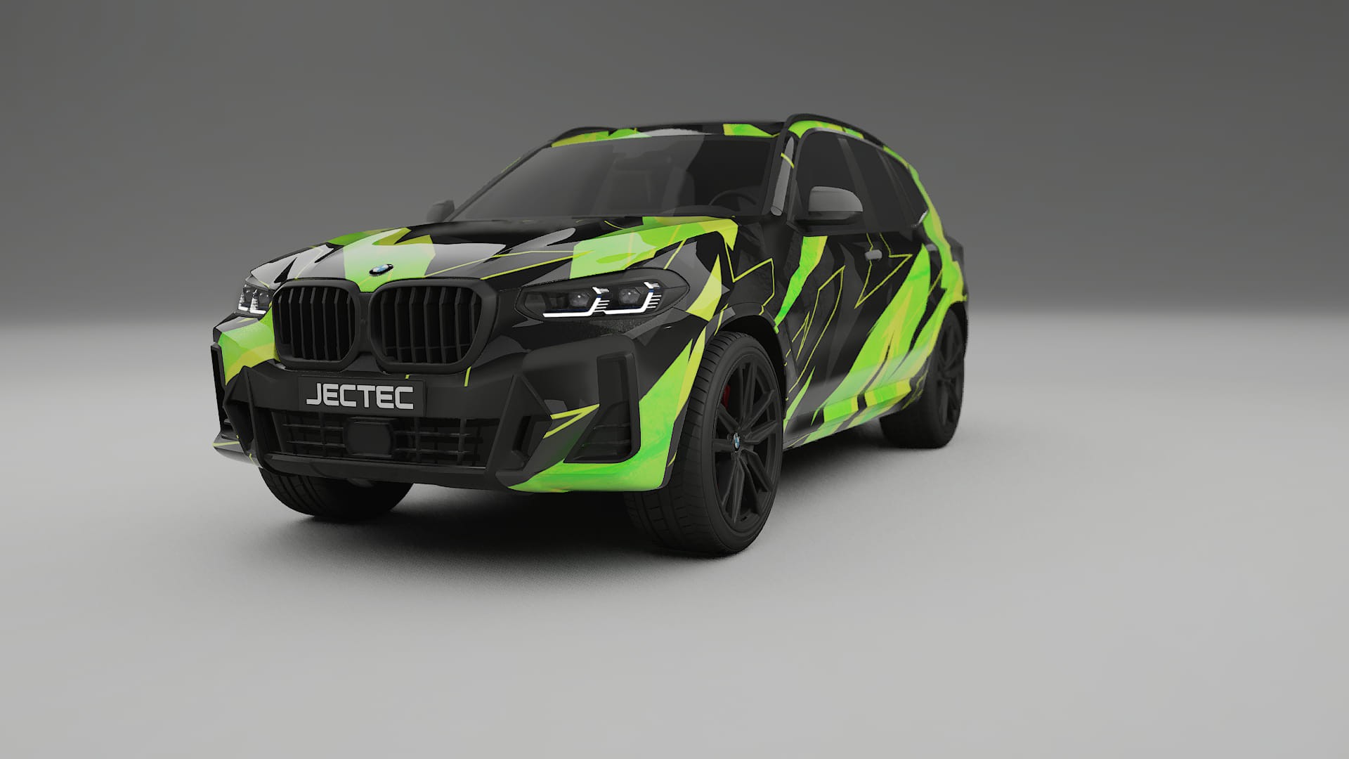 BMW X3 G01 facelift NINJA TURTLES – Kit Wrap PPF Personalizado em Filme de Poliuretano Imprimível