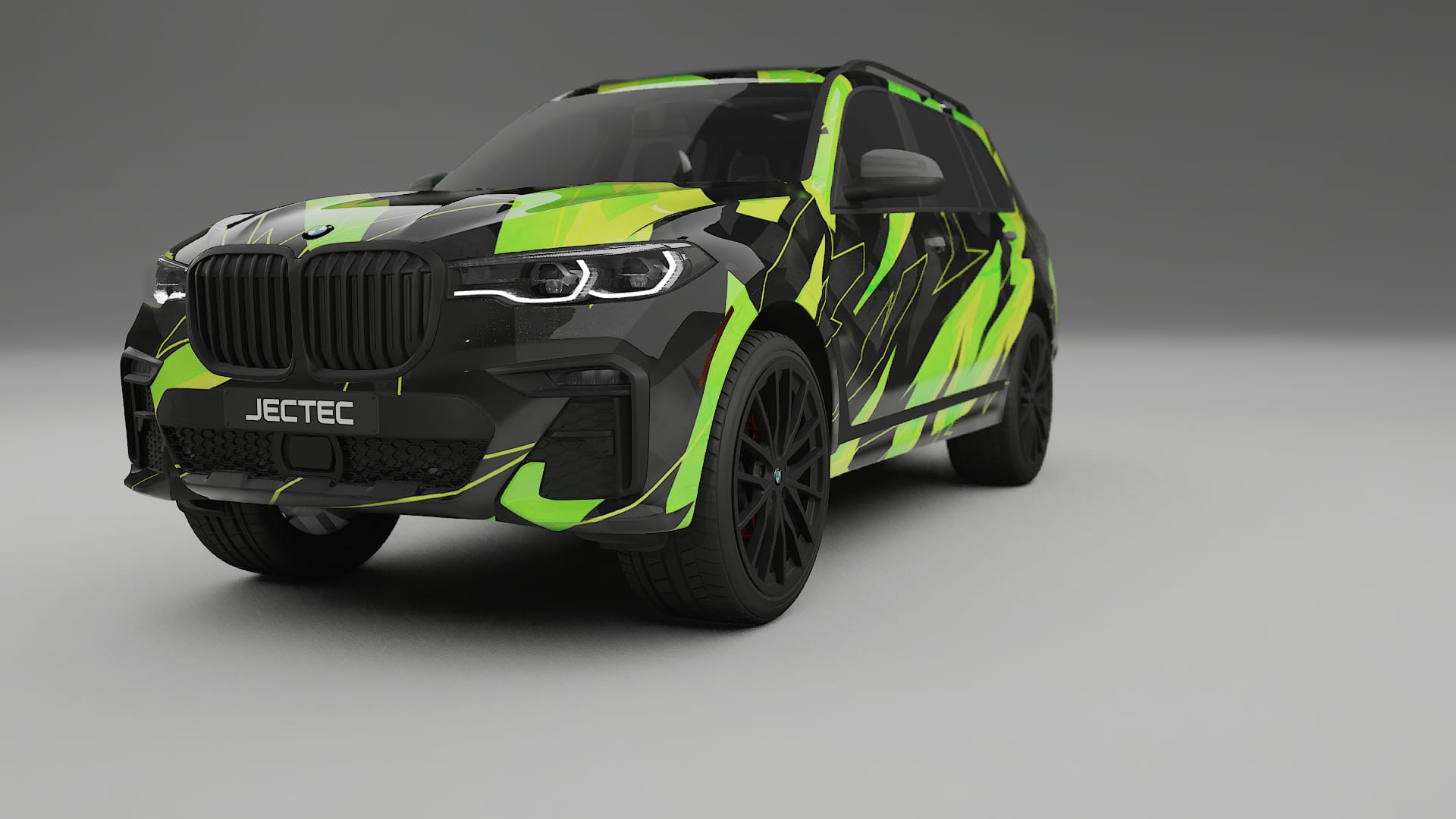 BMW X7 M G07 NINJA TURTLES – Kit Wrap PPF Personalizado em Filme de Poliuretano Imprimível