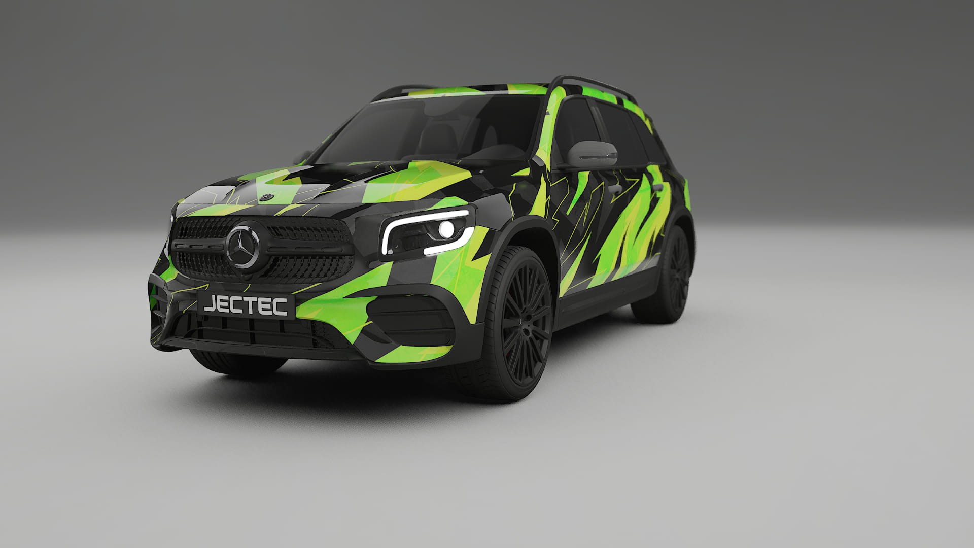 Mercedes AMG GLB NINJA TURTLES – Kit Wrap PPF Personalizado em Filme de Poliuretano Imprimível