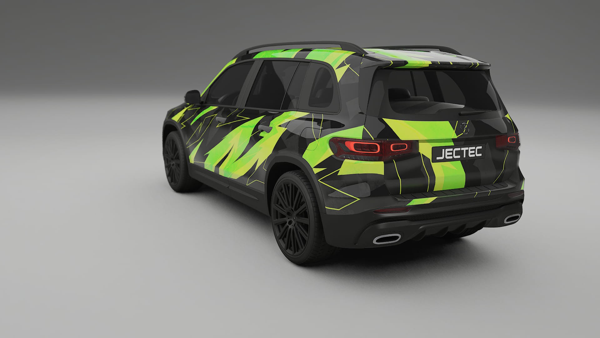 Mercedes AMG GLB NINJA TURTLES – Kit Wrap PPF Personalizado em Filme de Poliuretano Imprimível