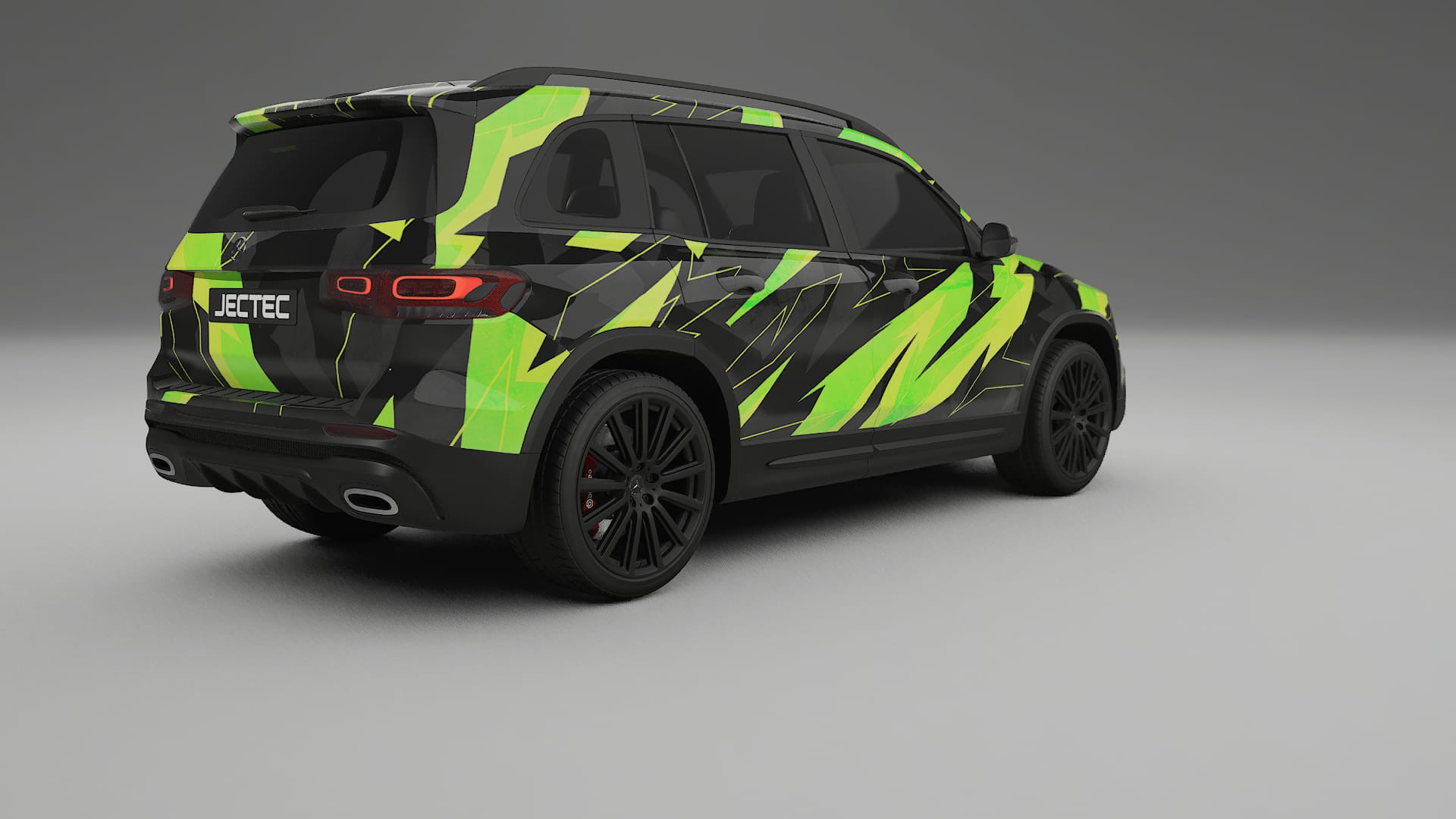 Mercedes AMG GLB NINJA TURTLES – Kit Wrap PPF Personalizado em Filme de Poliuretano Imprimível