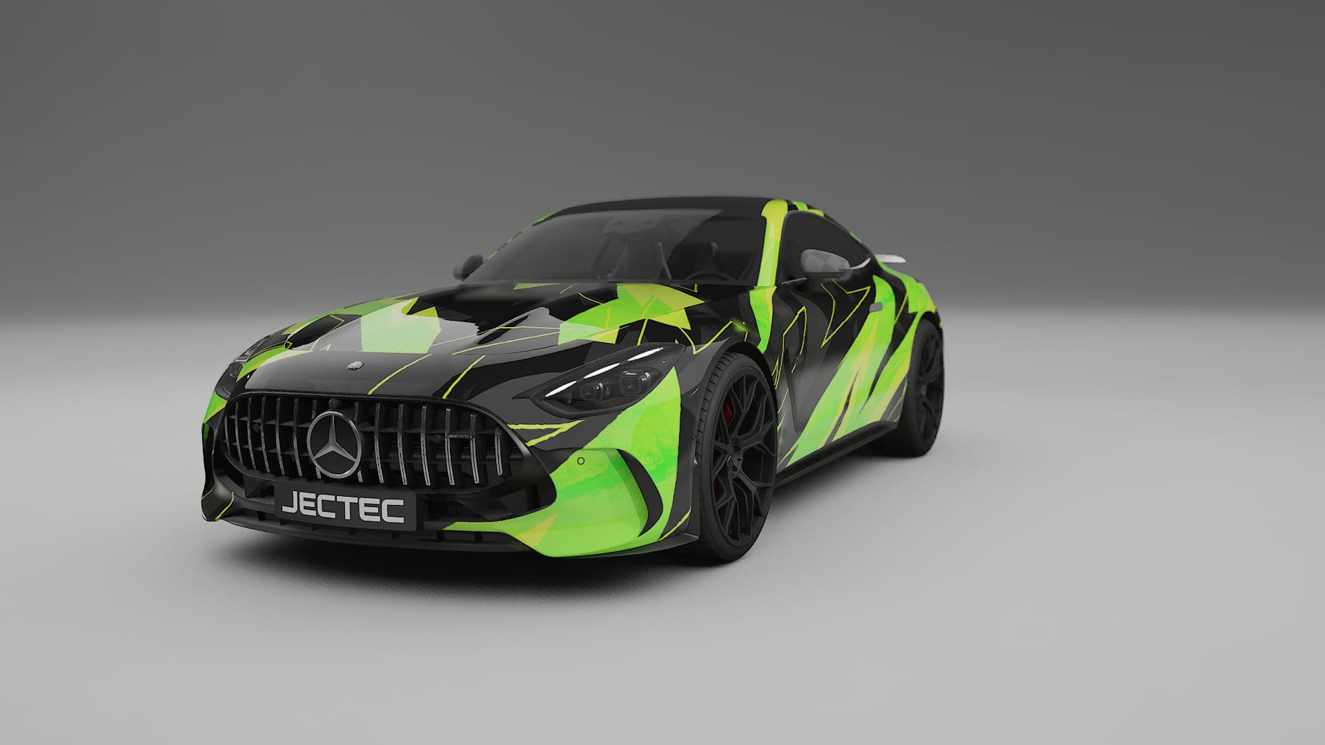 Mercedes AMG GT Coupe C192 NINJA TURTLES – Kit Wrap PPF Personalizado em Filme de Poliuretano Imprimível
