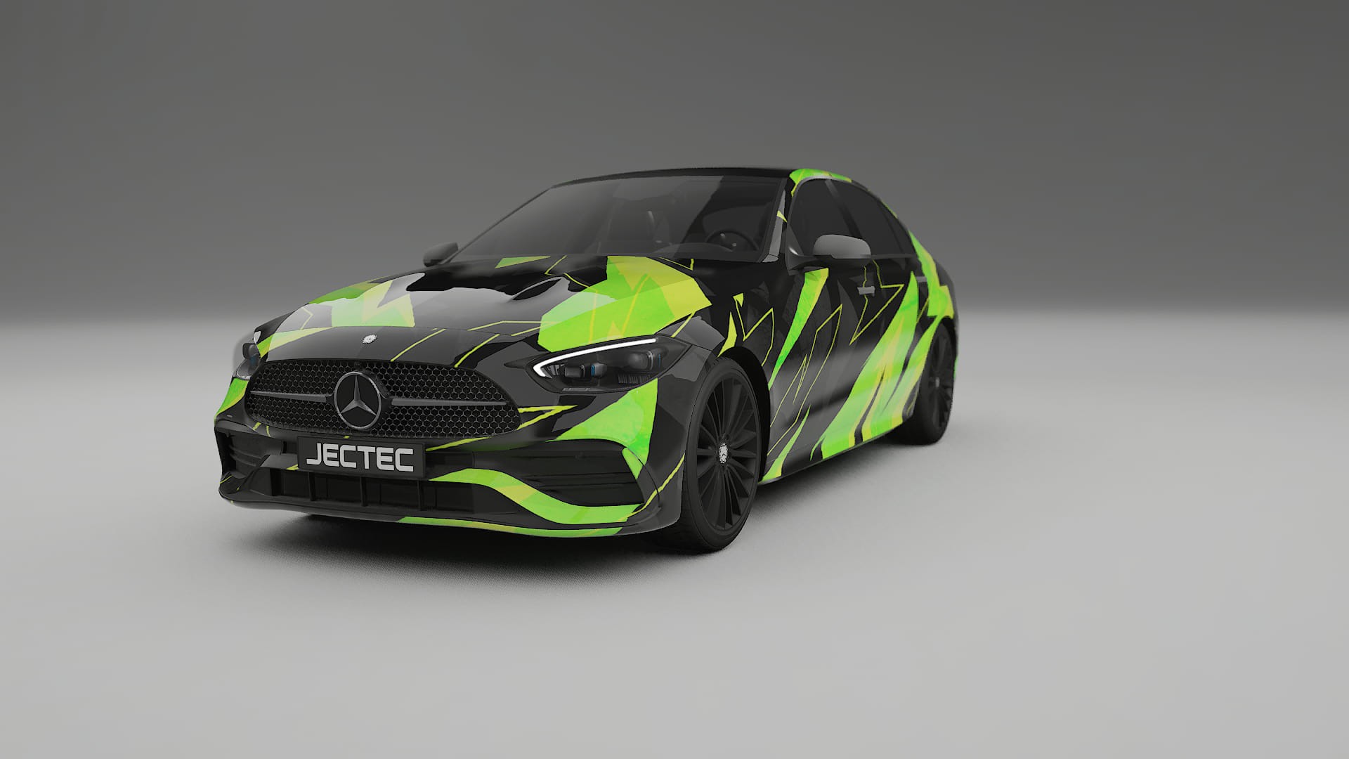 Mercedes C-class W206 NINJA TURTLES – Kit Wrap PPF Personalizado em Filme de Poliuretano Imprimível