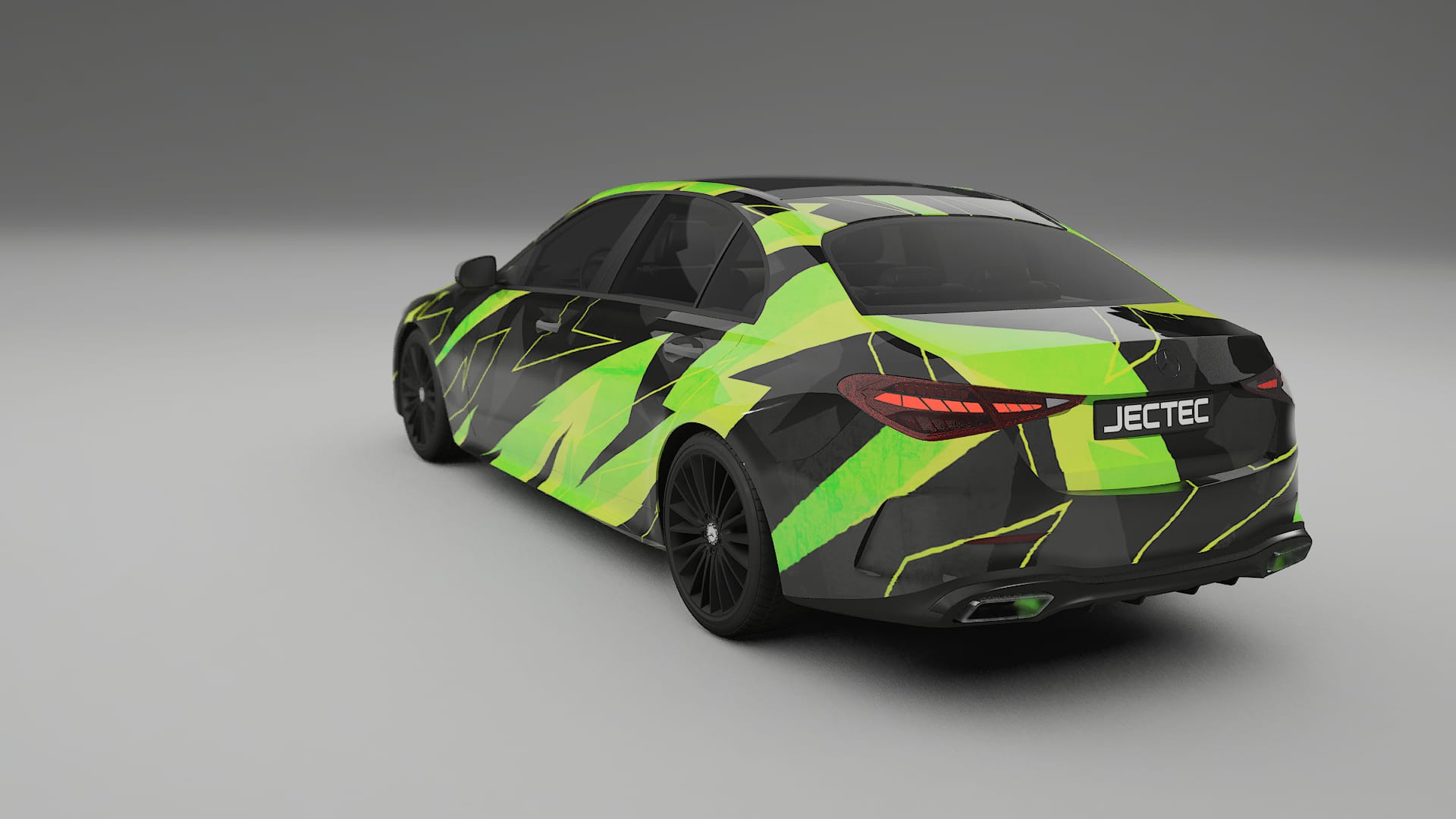 Mercedes C-class W206 NINJA TURTLES – Kit Wrap PPF Personalizado em Filme de Poliuretano Imprimível