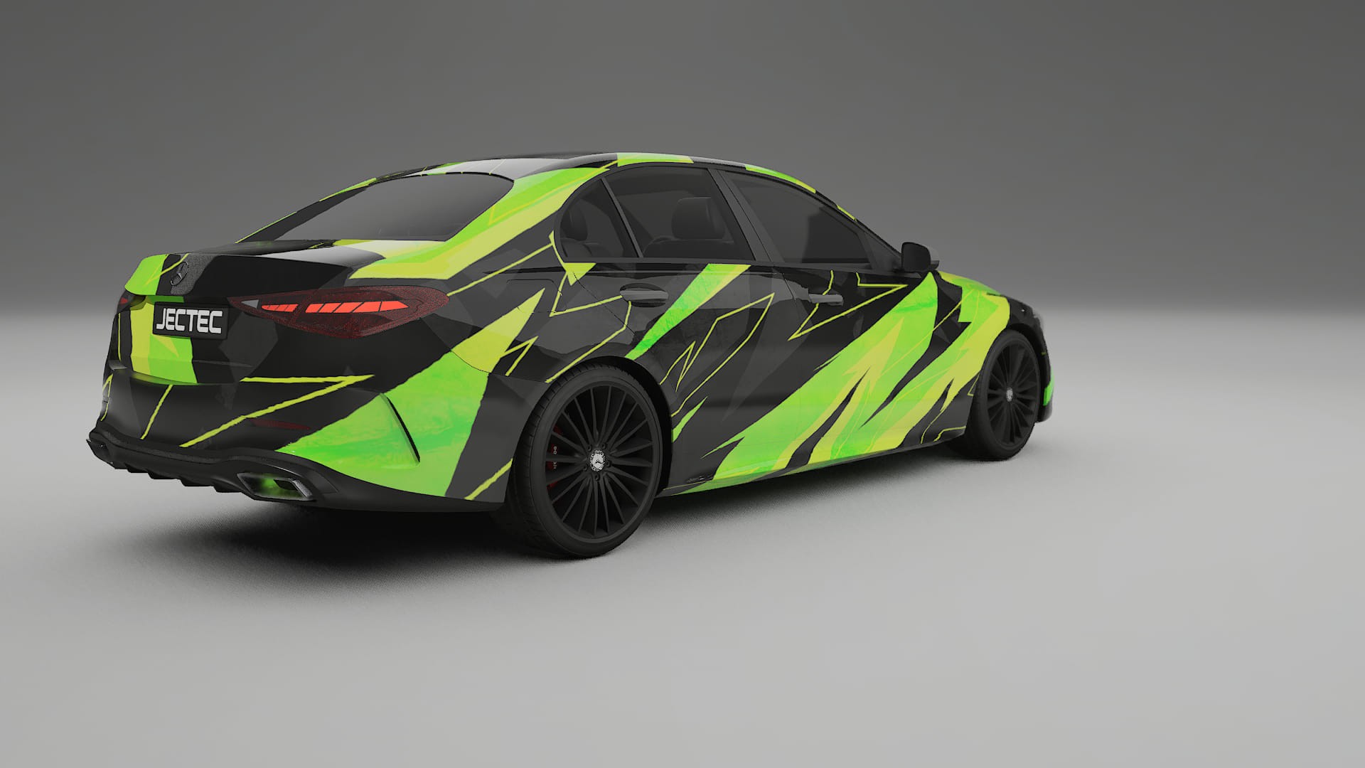 Mercedes C-class W206 NINJA TURTLES – Kit Wrap PPF Personalizado em Filme de Poliuretano Imprimível