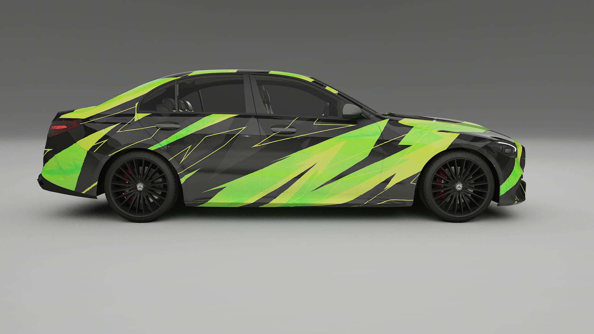 Mercedes C-class W206 NINJA TURTLES – Kit Wrap PPF Personalizado em Filme de Poliuretano Imprimível