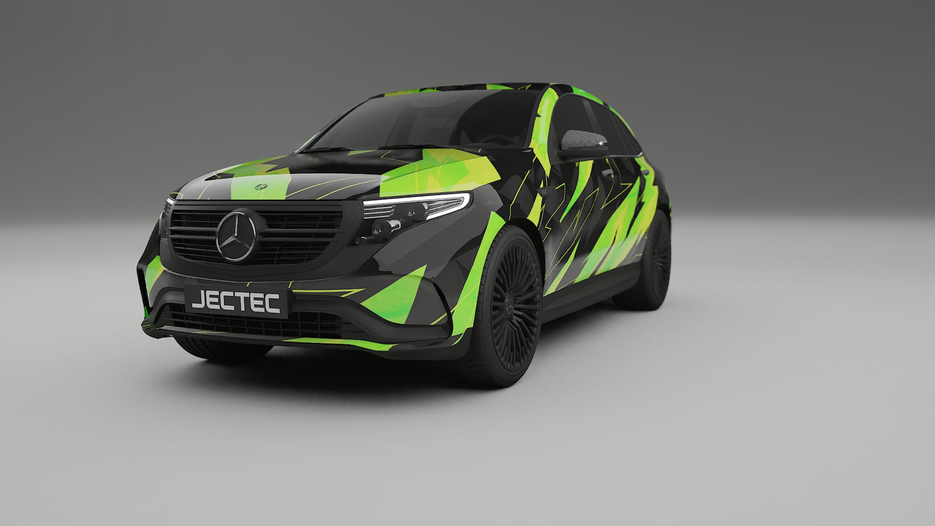 Mercedes EQC AMG NINJA TURTLES – Kit Wrap PPF Personalizado em Filme de Poliuretano Imprimível