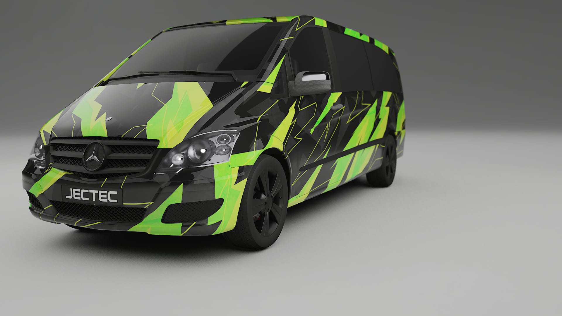 Mercedes Viano Extralong W439 Facelift LCI NINJA TURTLES – Kit Wrap PPF Personalizado em Filme de Poliuretano Imprimível
