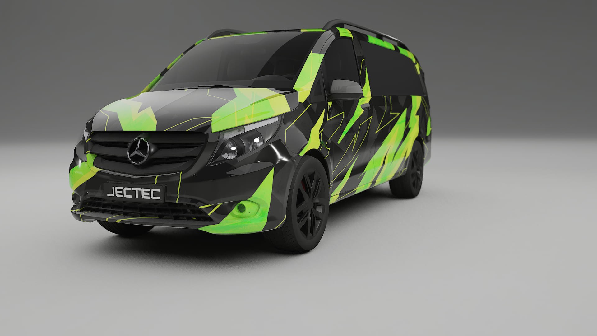 Mercedes Vito Short W447 prefacelift pre-LCI NINJA TURTLES – Kit Wrap PPF Personalizado em Filme de Poliuretano Imprimível