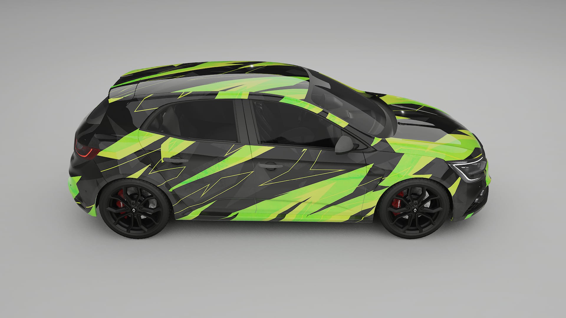 Renault Megane RS IV NINJA TURTLES – Kit Wrap PPF Personalizado em Filme de Poliuretano Imprimível