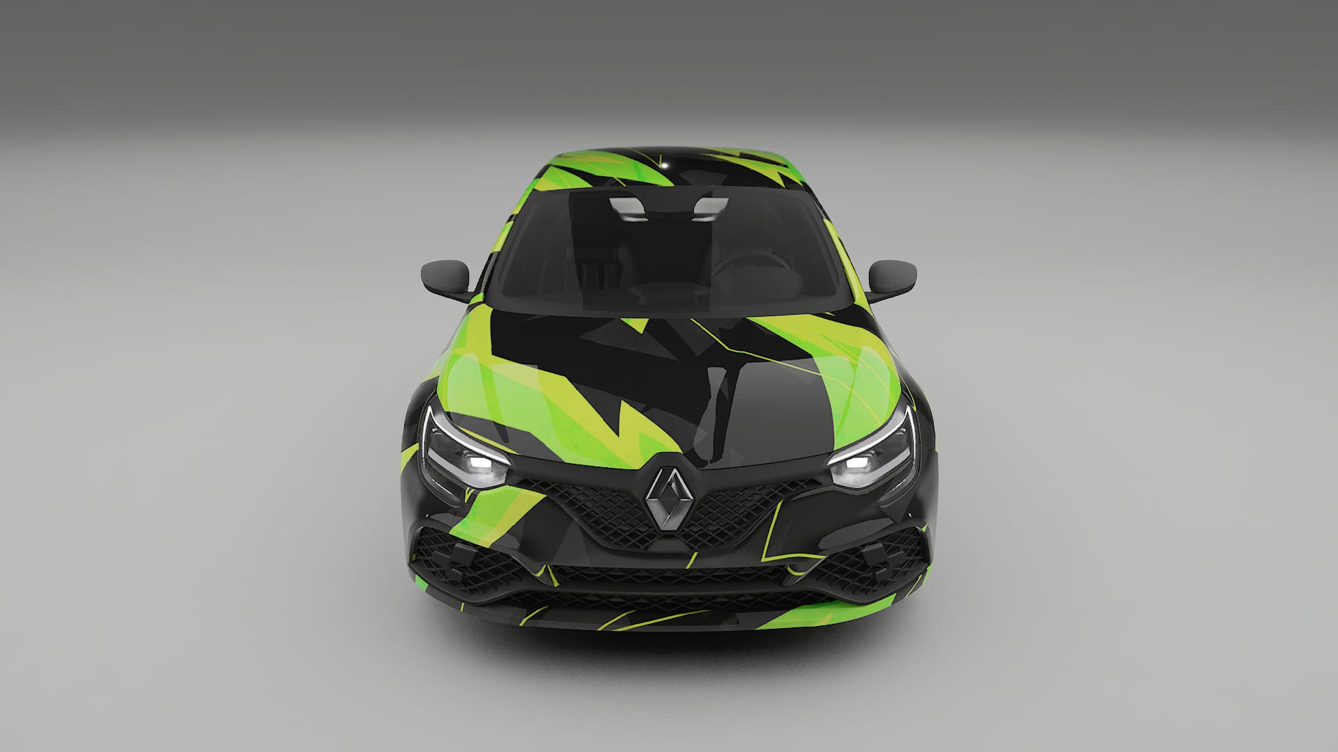 Renault Megane RS IV NINJA TURTLES – Kit Wrap PPF Personalizado em Filme de Poliuretano Imprimível