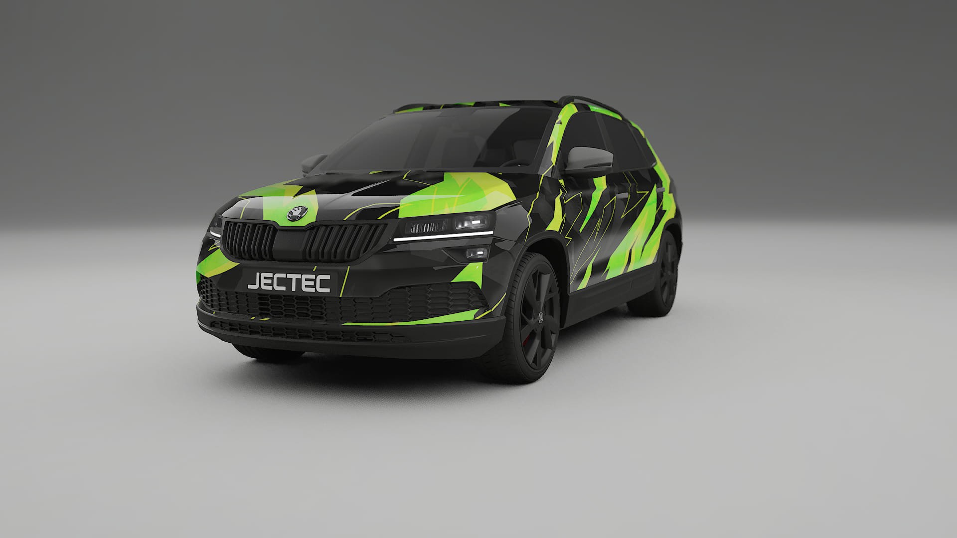 Škoda Karoq NU7 NINJA TURTLES – Kit Wrap PPF Personalizado em Filme de Poliuretano Imprimível