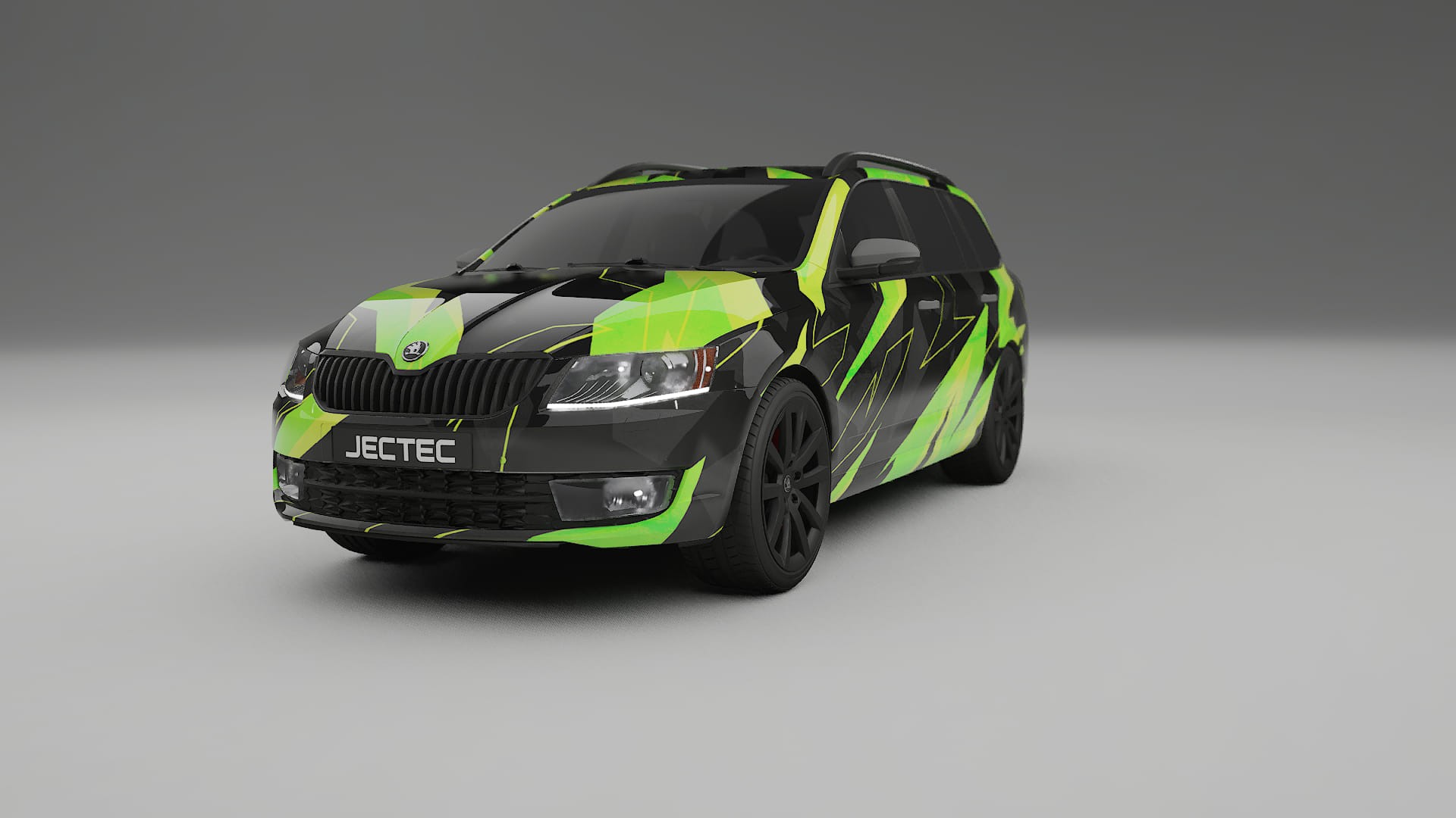 Škoda Octavia combi 5E NINJA TURTLES – Kit Wrap PPF Personalizado em Filme de Poliuretano Imprimível