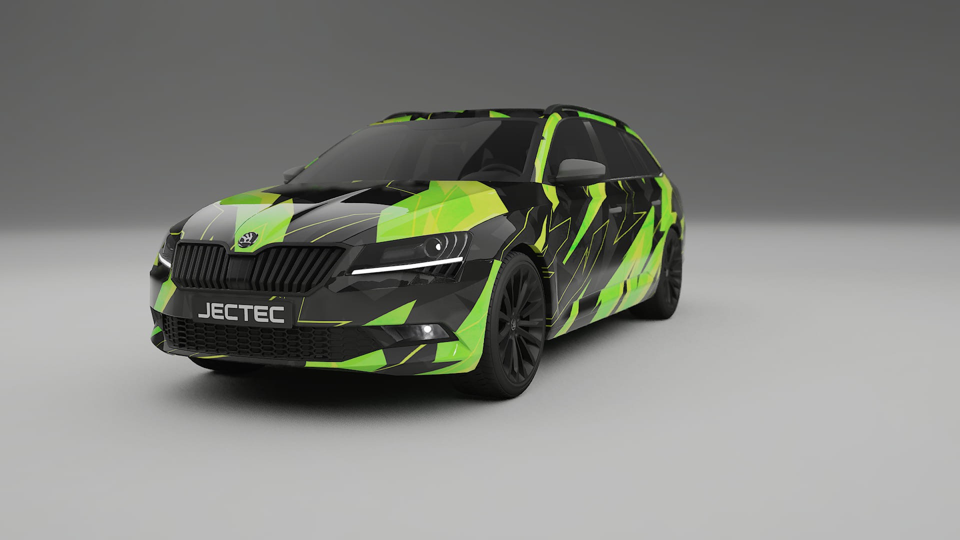 Škoda Superb B8 NINJA TURTLES – Kit Wrap PPF Personalizado em Filme de Poliuretano Imprimível