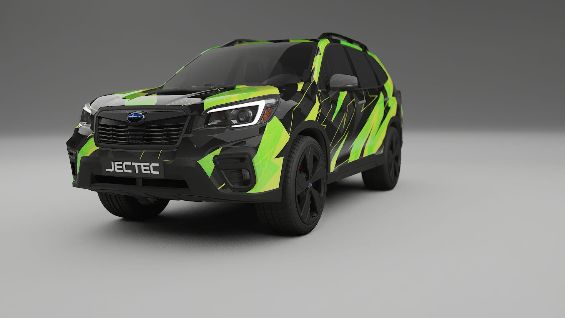 Subaru Forester V SK prefacelift pre-LCI NINJA TURTLES – Kit Wrap PPF Personalizado em Filme de Poliuretano Imprimível